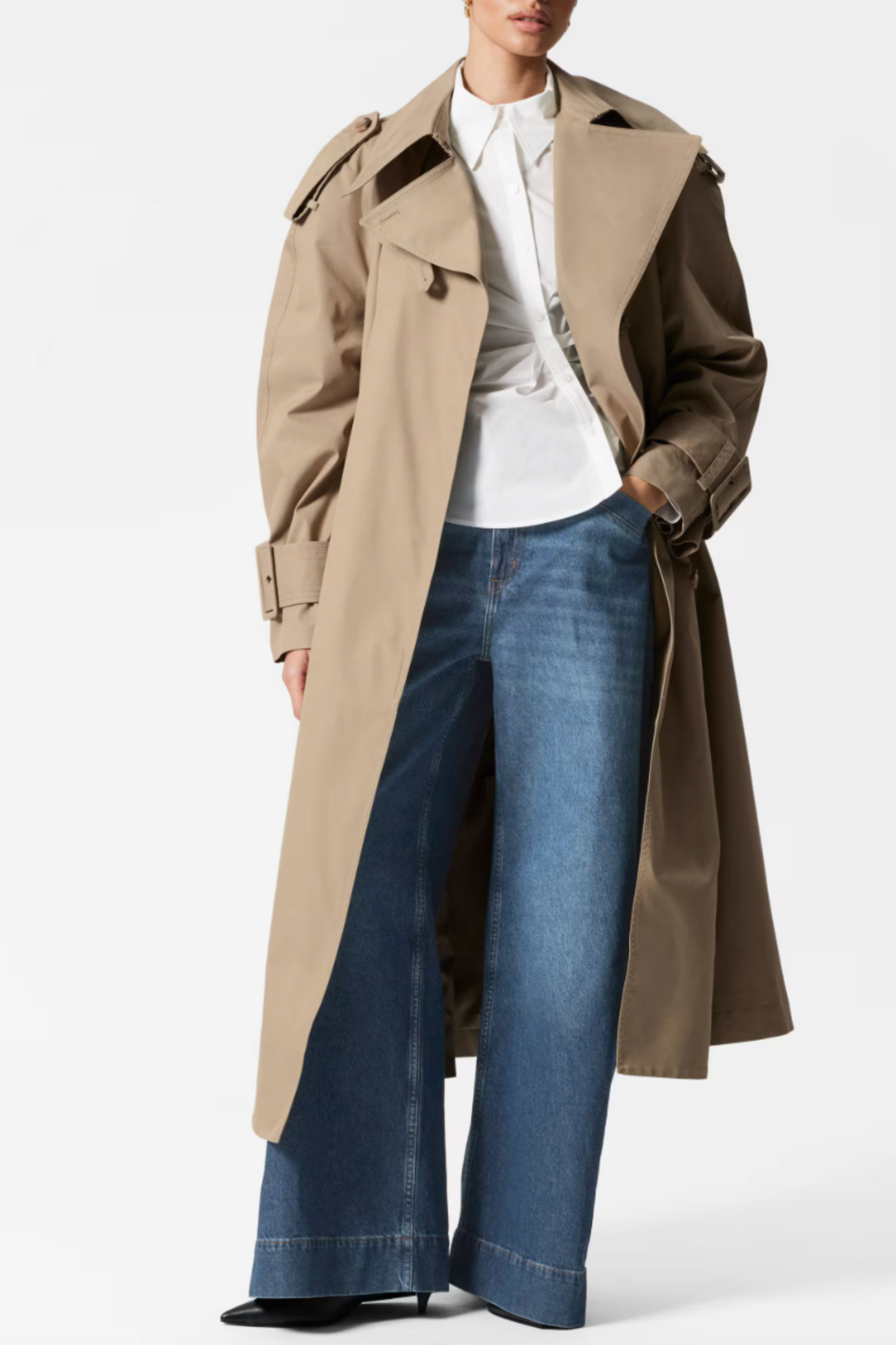 Belted Maxi Trenchcoat