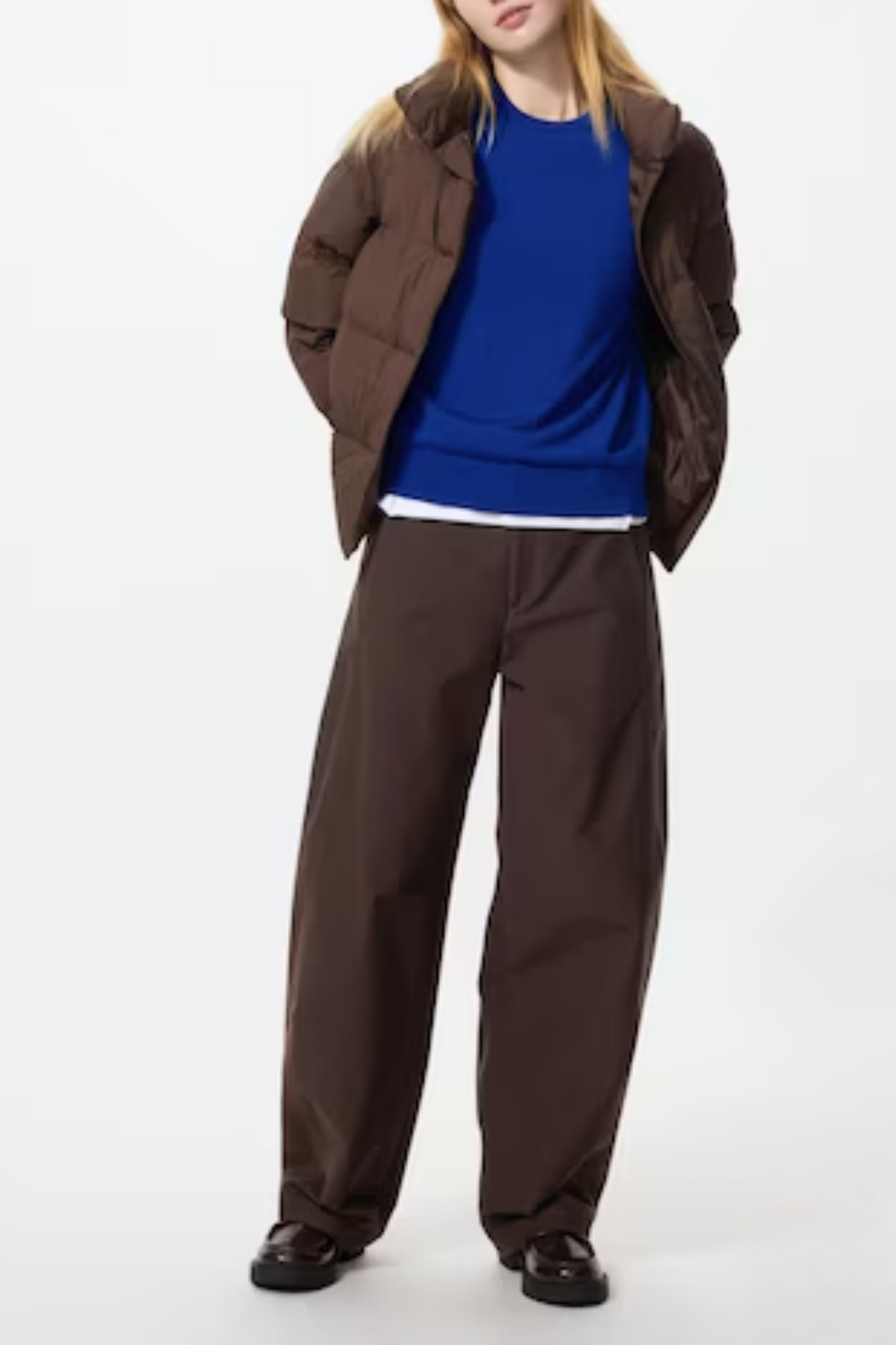Jersey Barrel-leg Trousers (Longer)