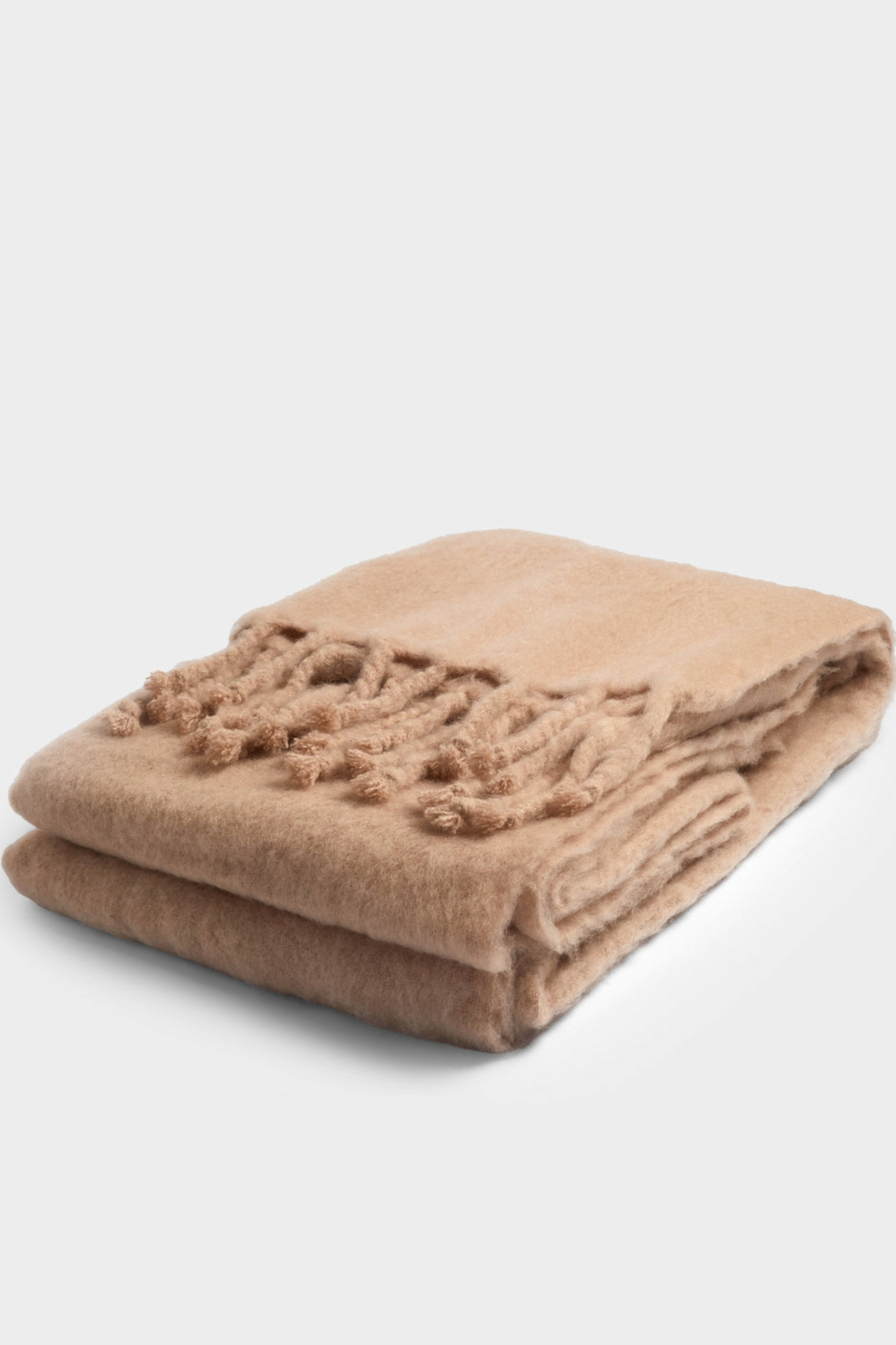 Handwoven Solid Mohair Blanket (118in/3m)
