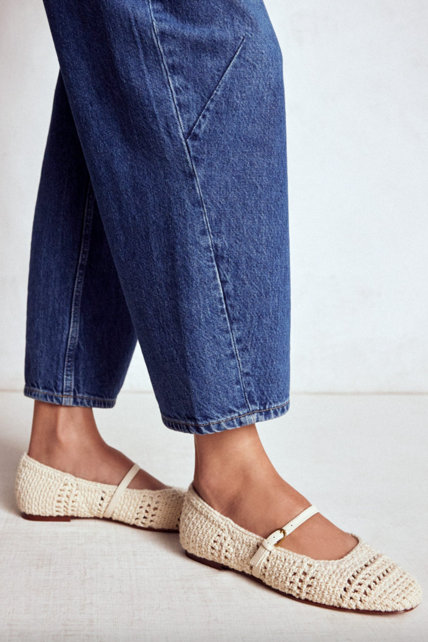 Crochet Mary Jane Flats