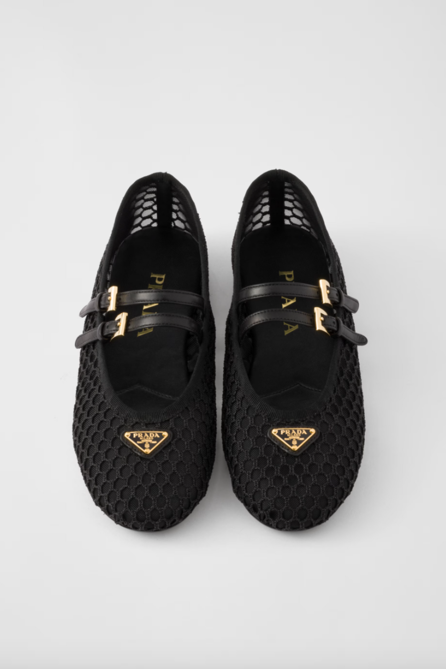Mesh Fabric Ballerinas