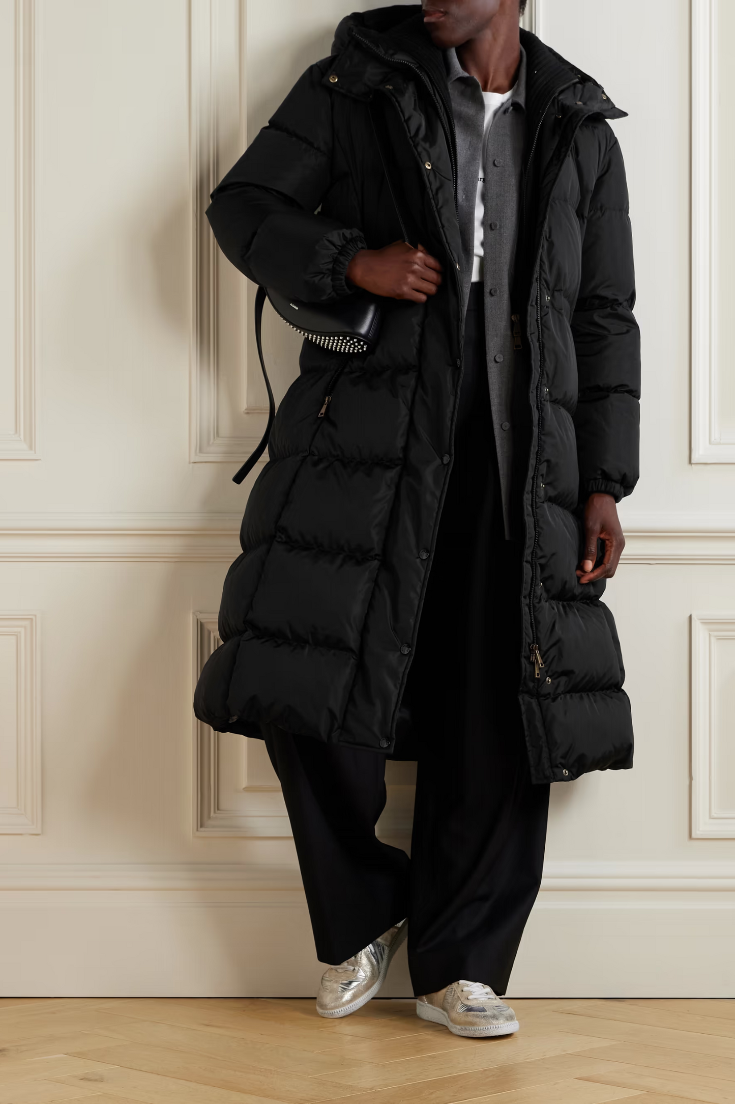 Chamer Hooded Quilted Shell Down Coat
