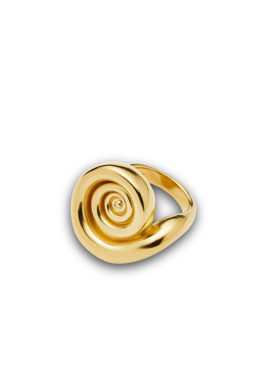 Spiral Statement Ring