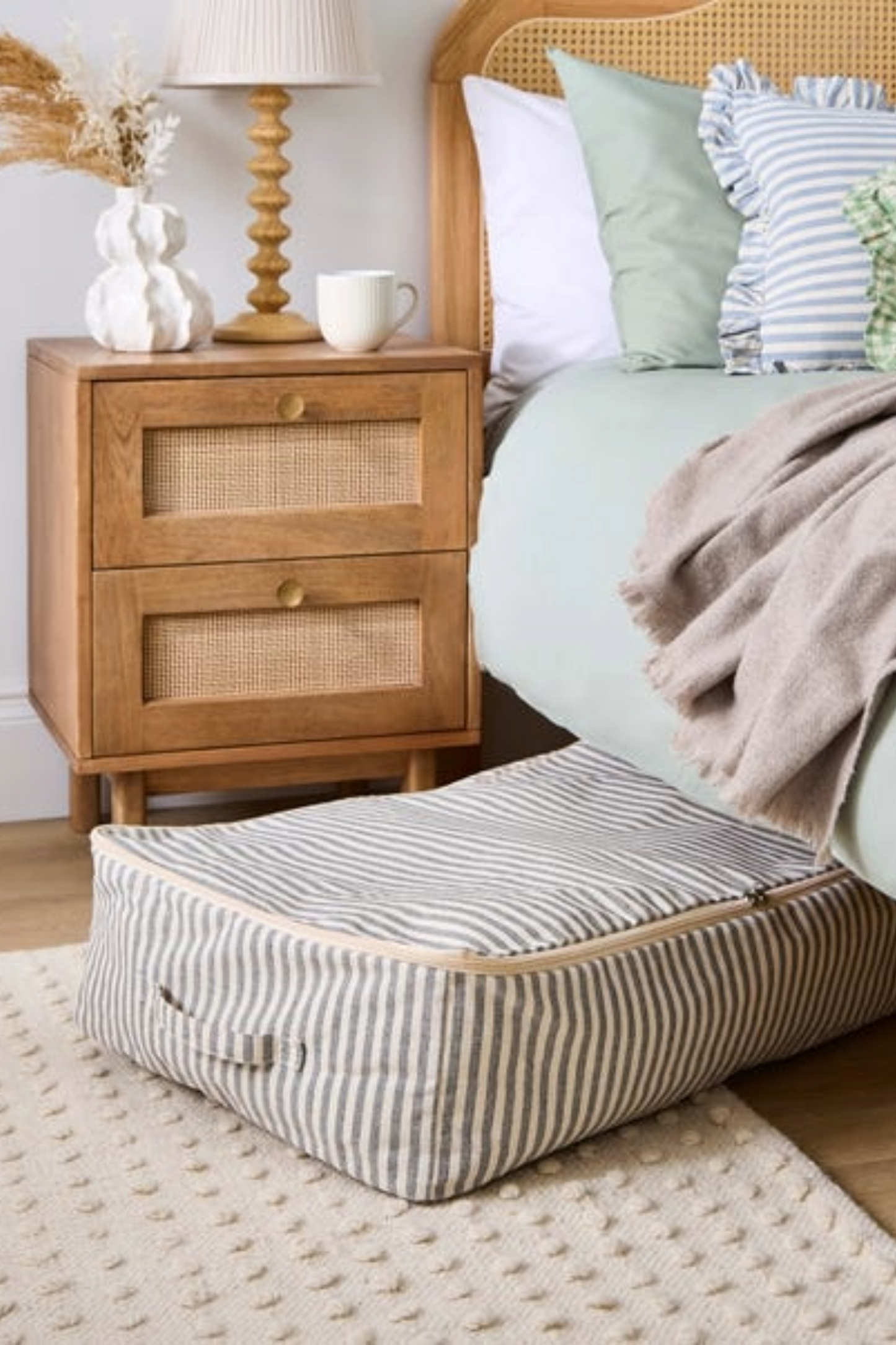 Coastal Stripe Underbed Bag