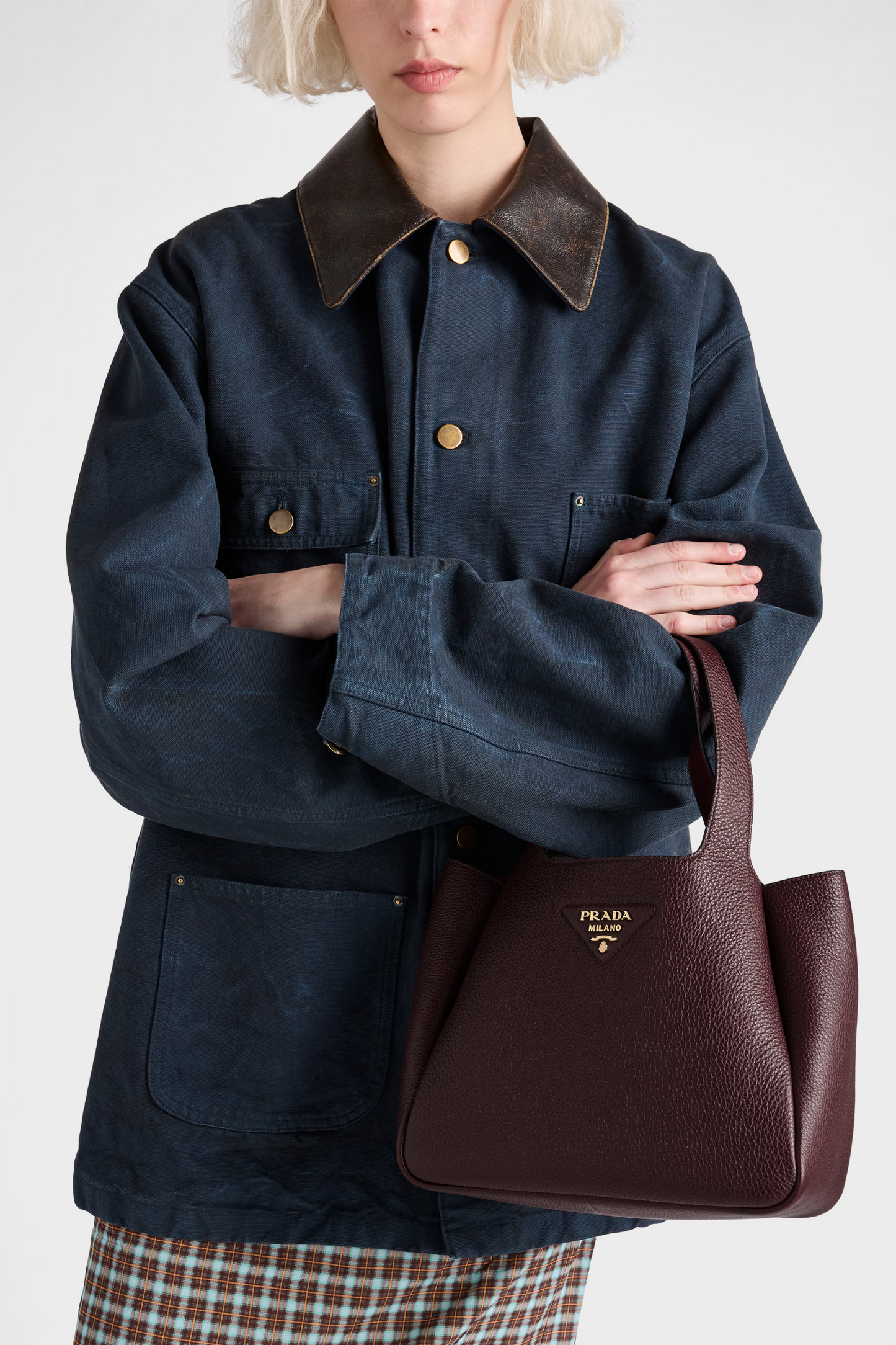 Small Leather Tote Bag