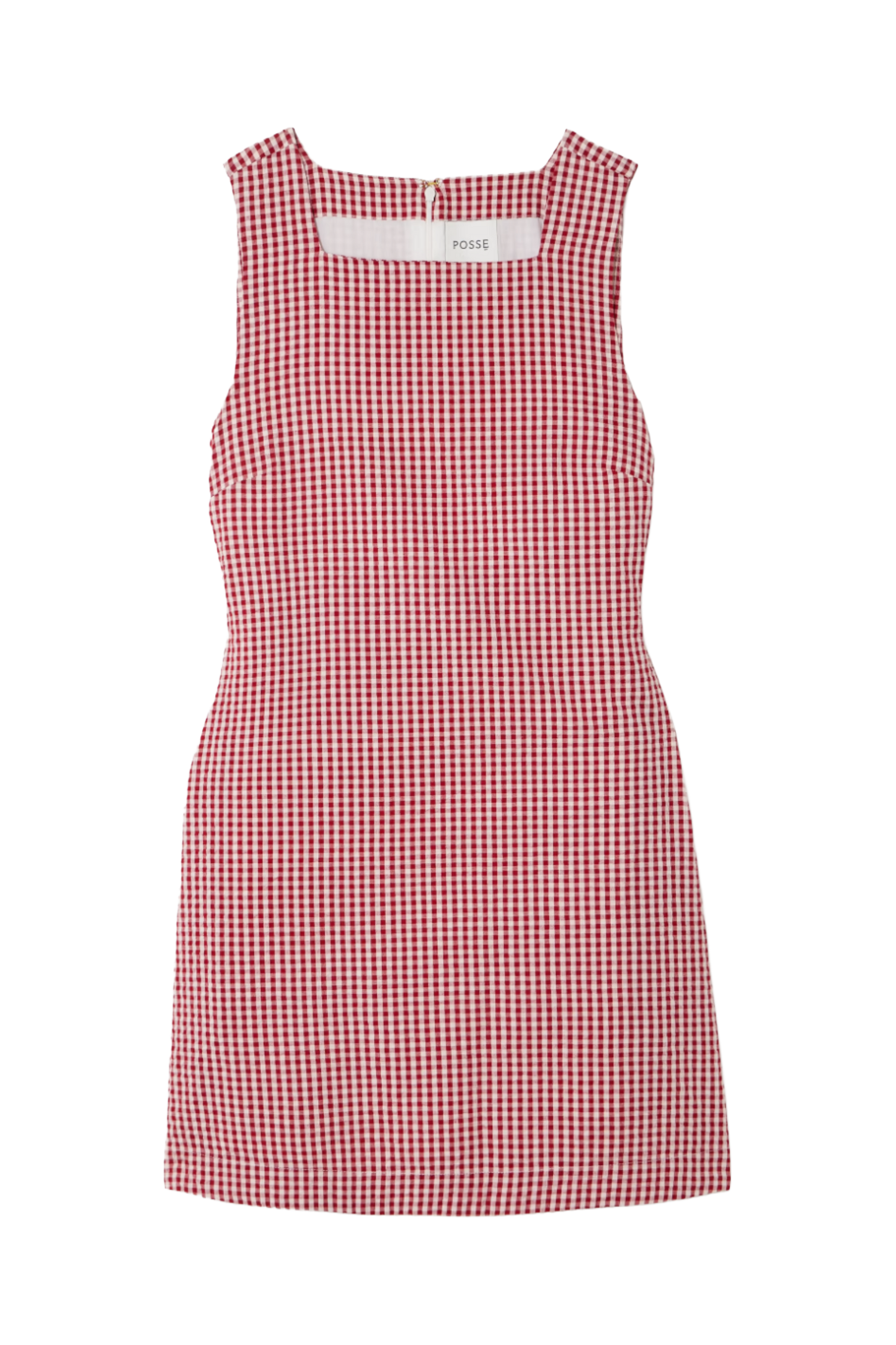 Emma Gingham Cotton Seersucker Mini Dress