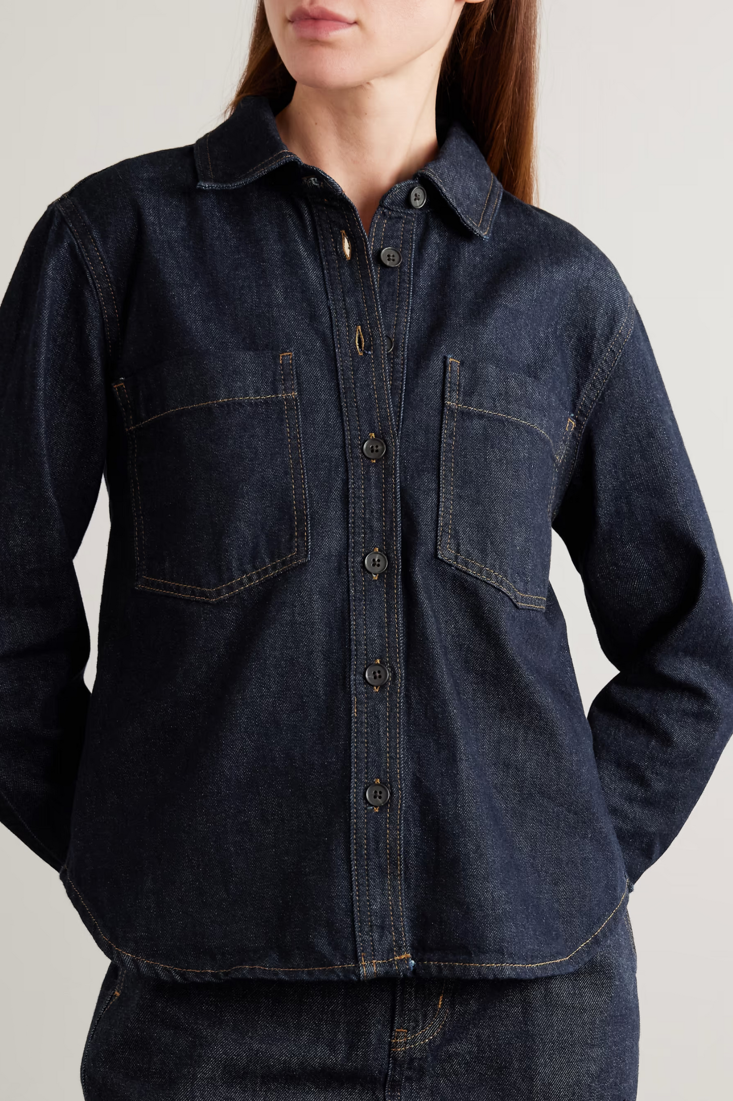 The Polished Denim Shirt