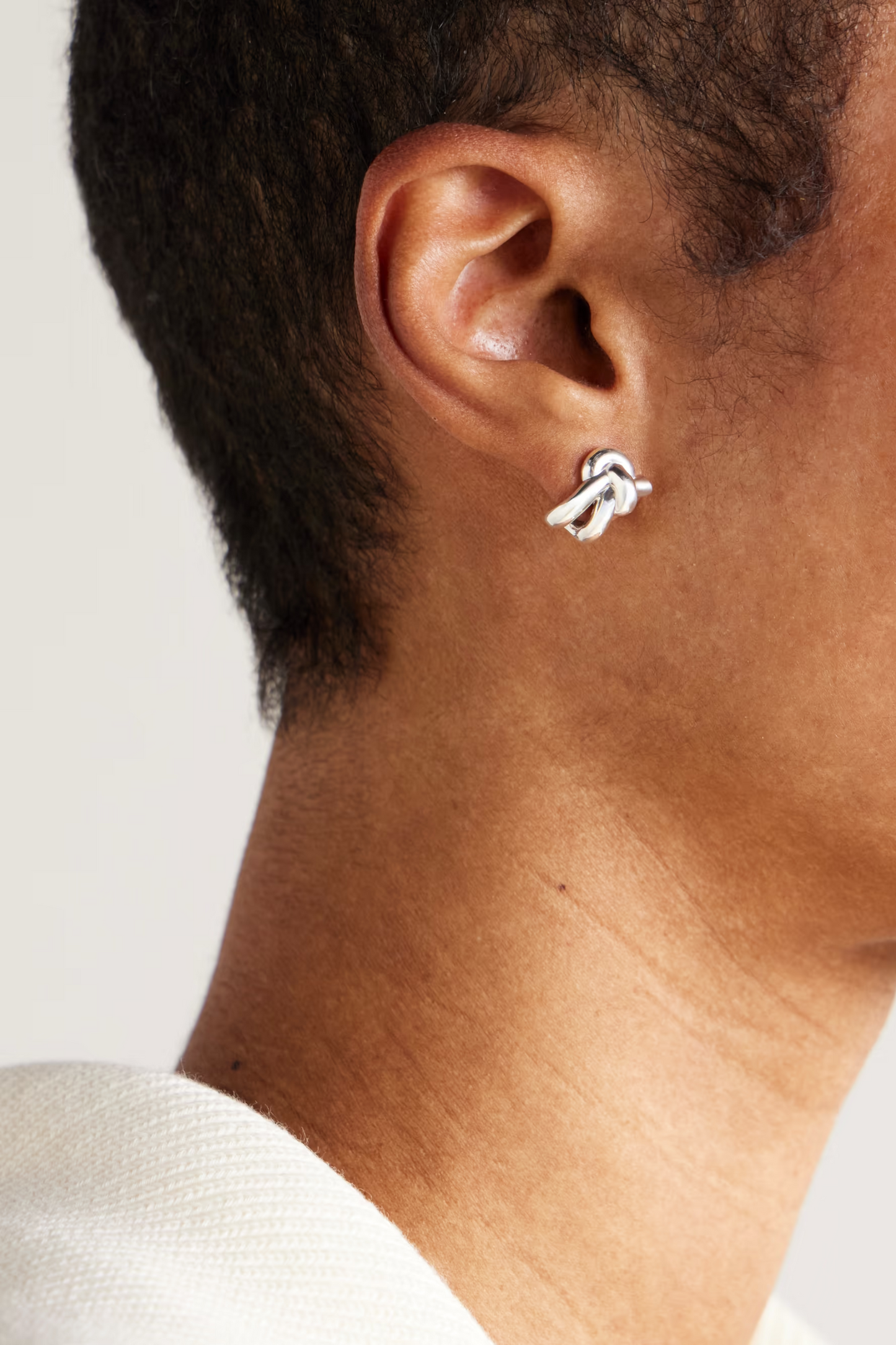 Knot Silver Earrings