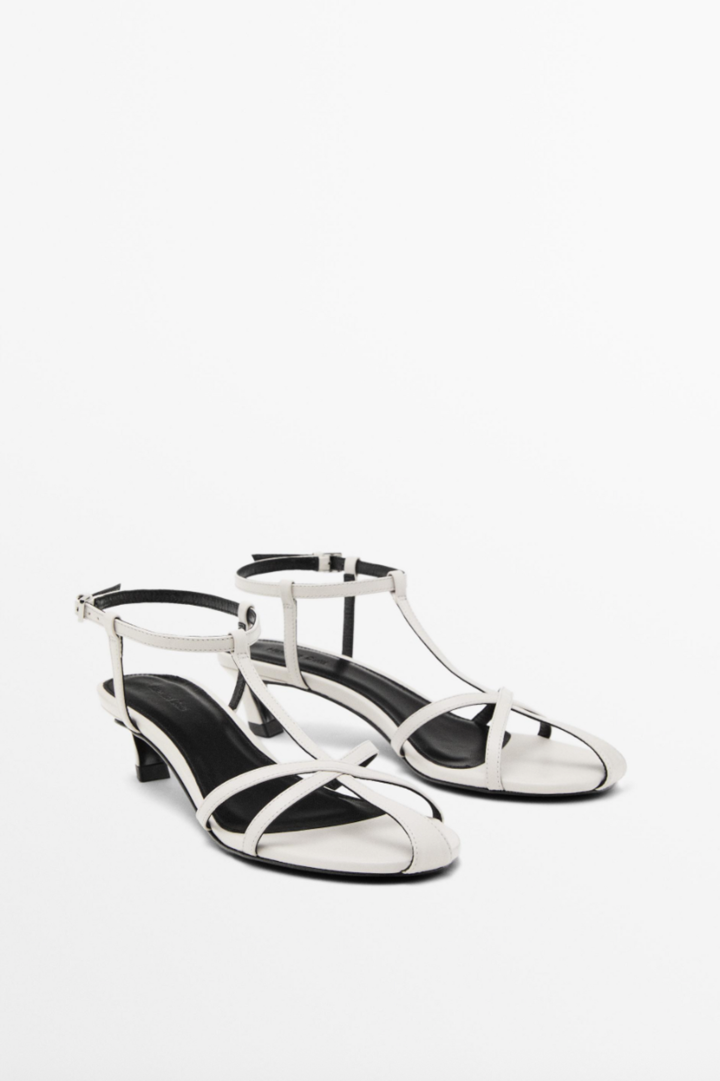 Strappy Leather High-Heel Sandals