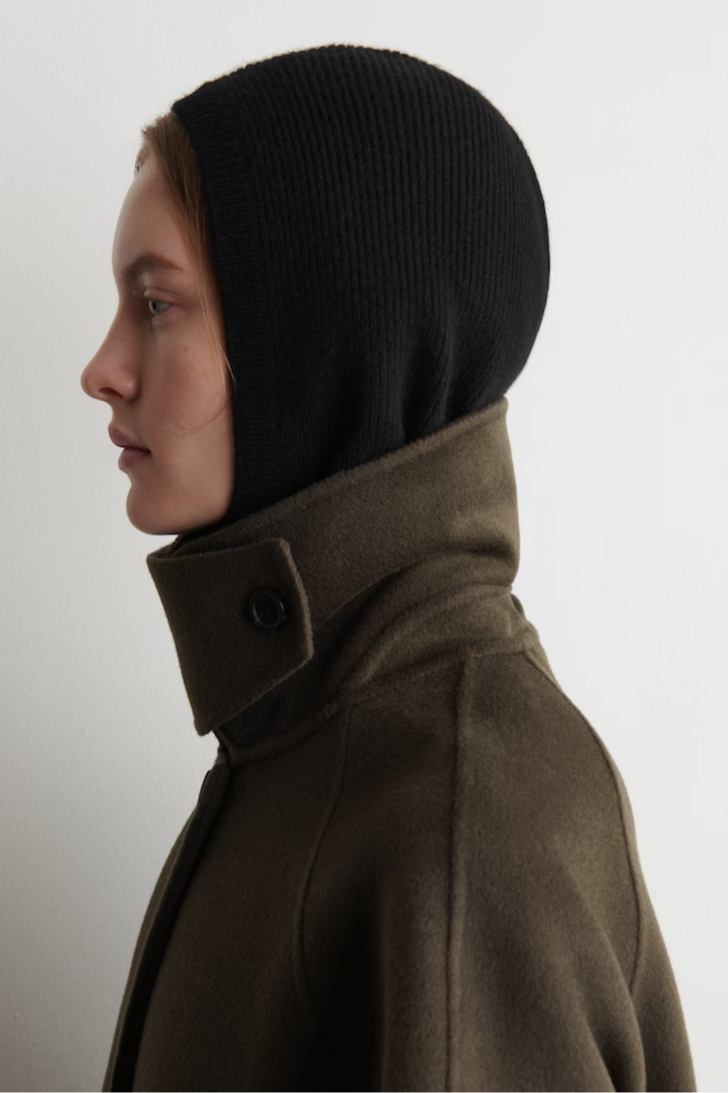 Ribbed Wool-cashmere Balaclava