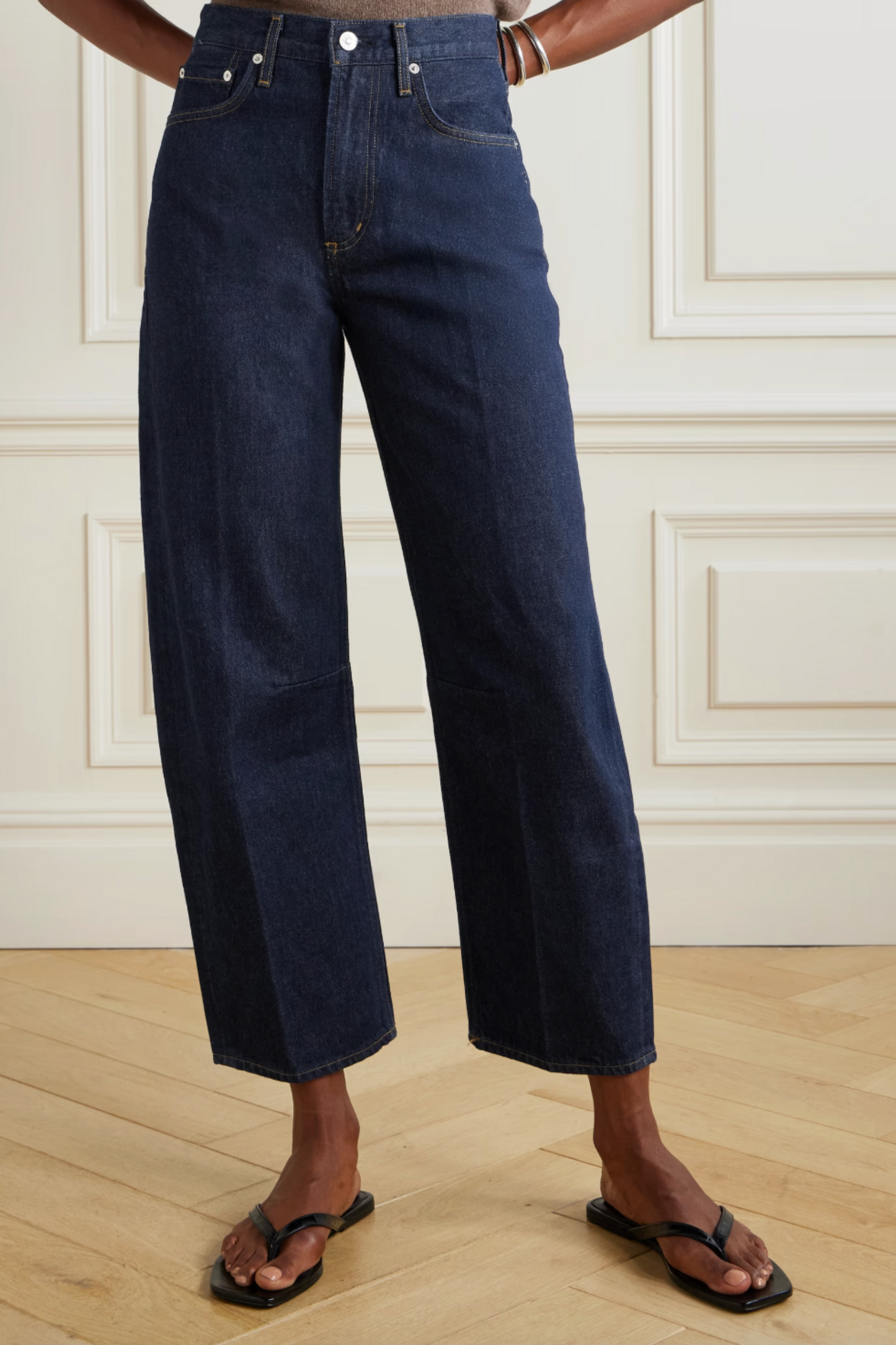 Miro Mid-rise Barrel-leg Jeans
