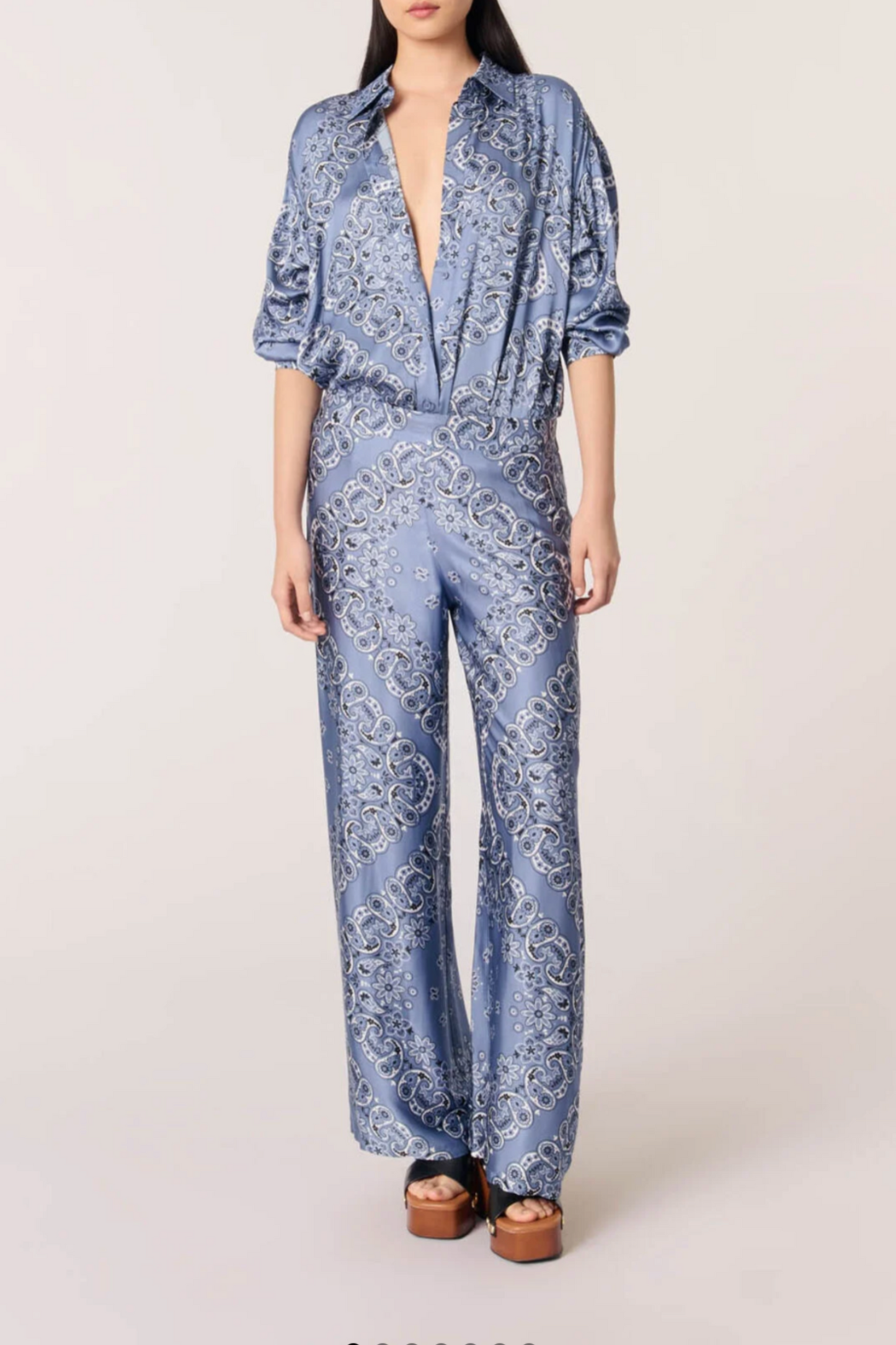Flowing Patterned Trousers
