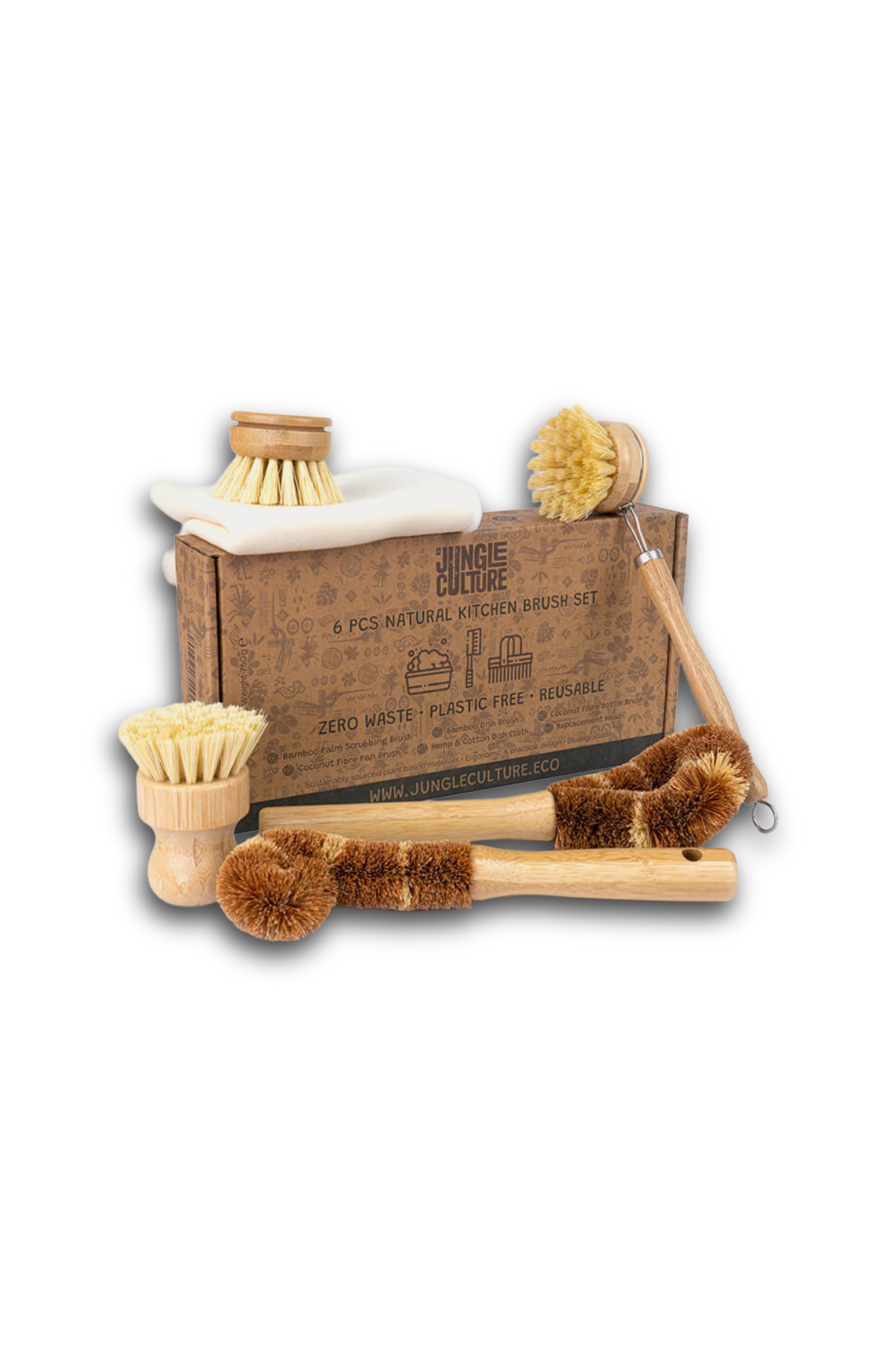 Natural Dish Brushes for Washing Up
