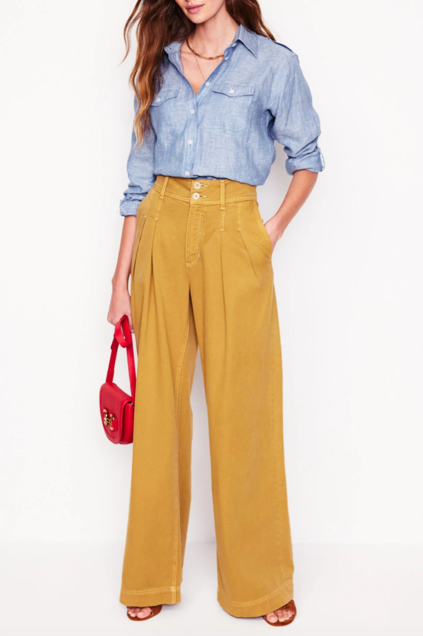Longline Linen Safari Shirt