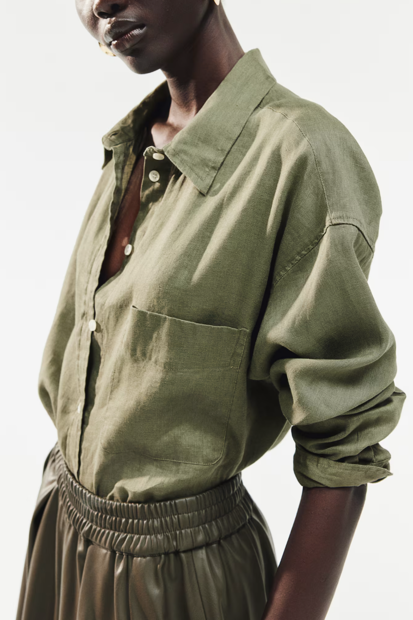 Oversized Linen Shirt