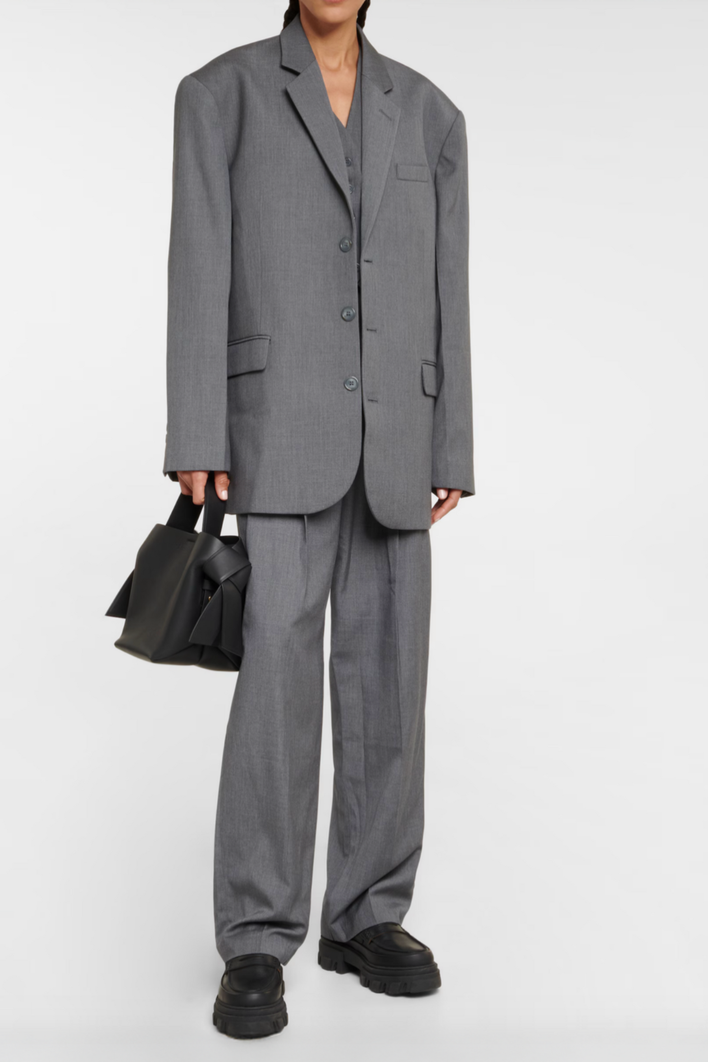 Gelso Oversized Blazer And High-Rise Wide-Leg Pants