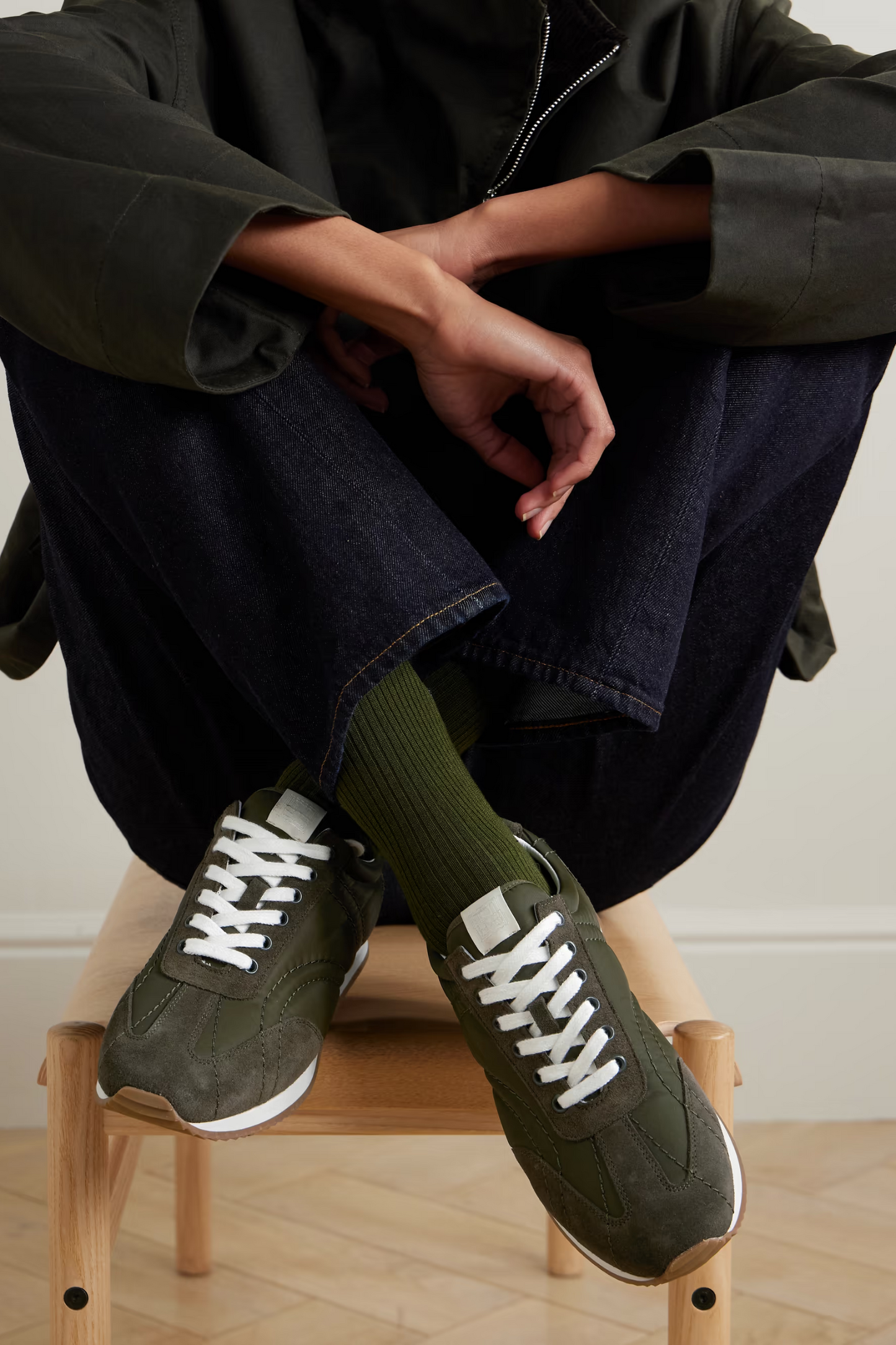 The Sport Suede and Twill Sneakers