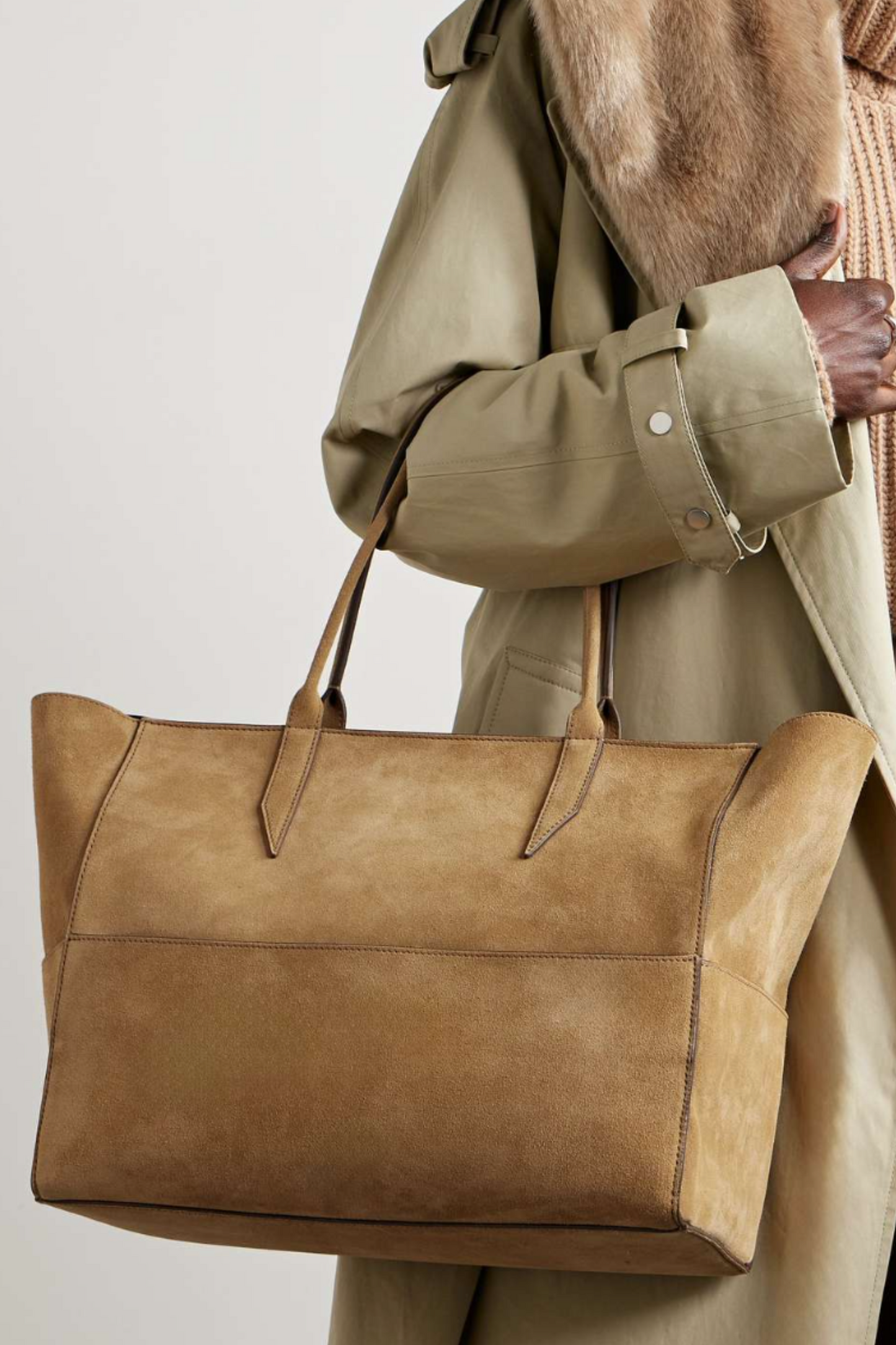 Incognito Cabas Small Suede Tote