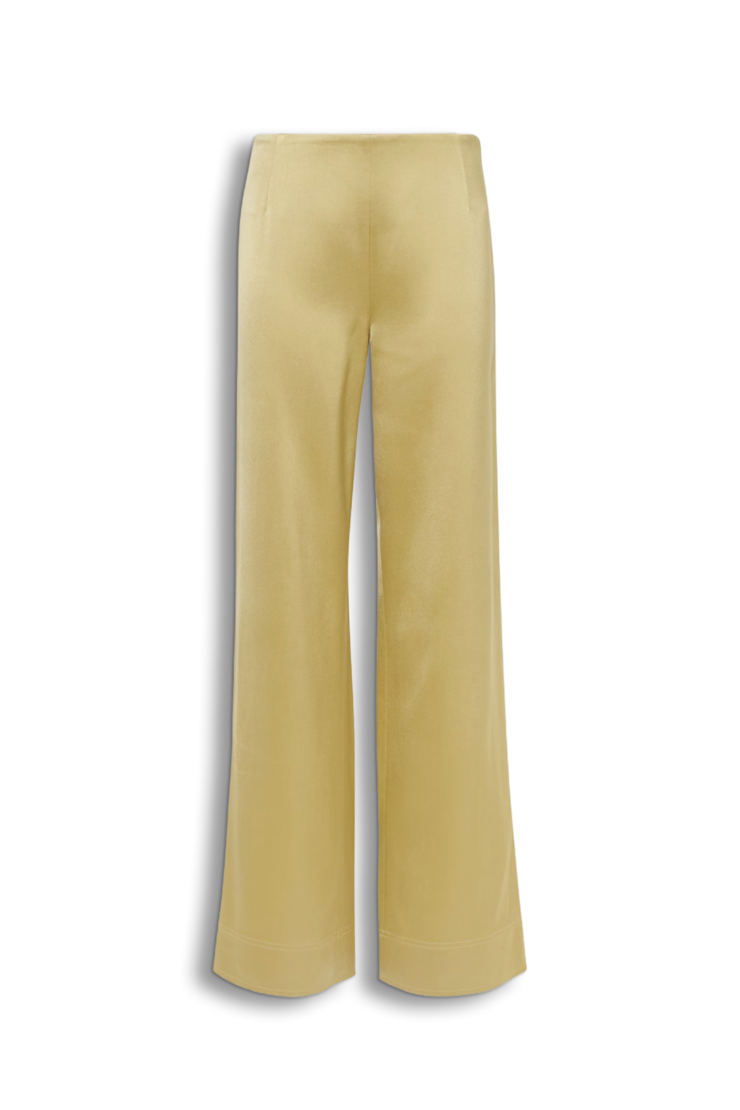 High-Rise Satin Wide-Leg Pants