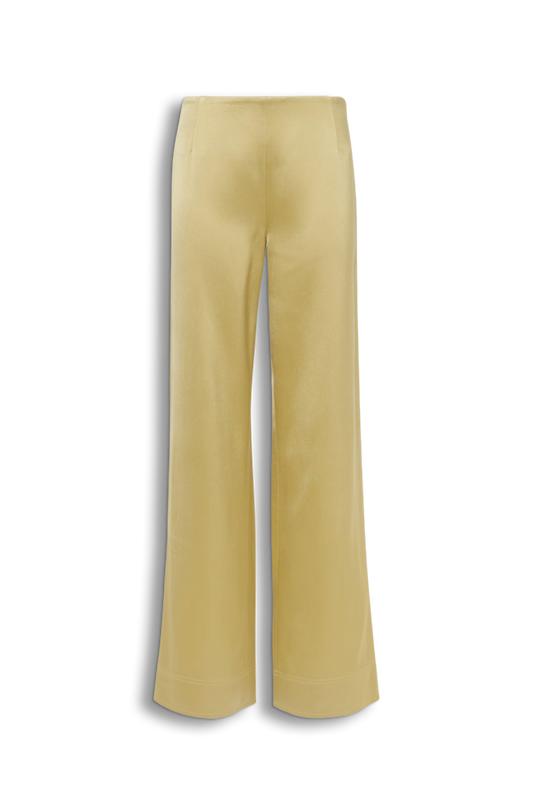 High-Rise Satin Wide-Leg Pants