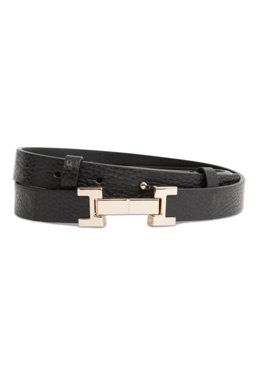 Hayley Leather Square Hinge Belt