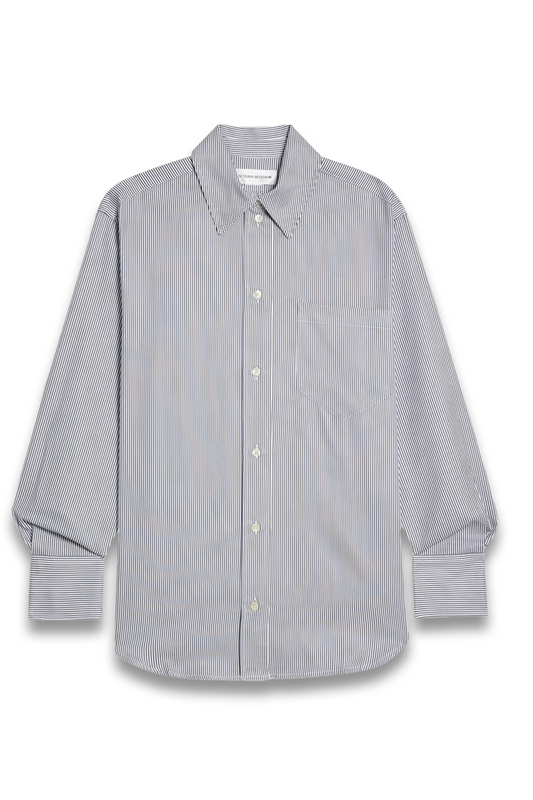 Striped Cotton-poplin Shirt