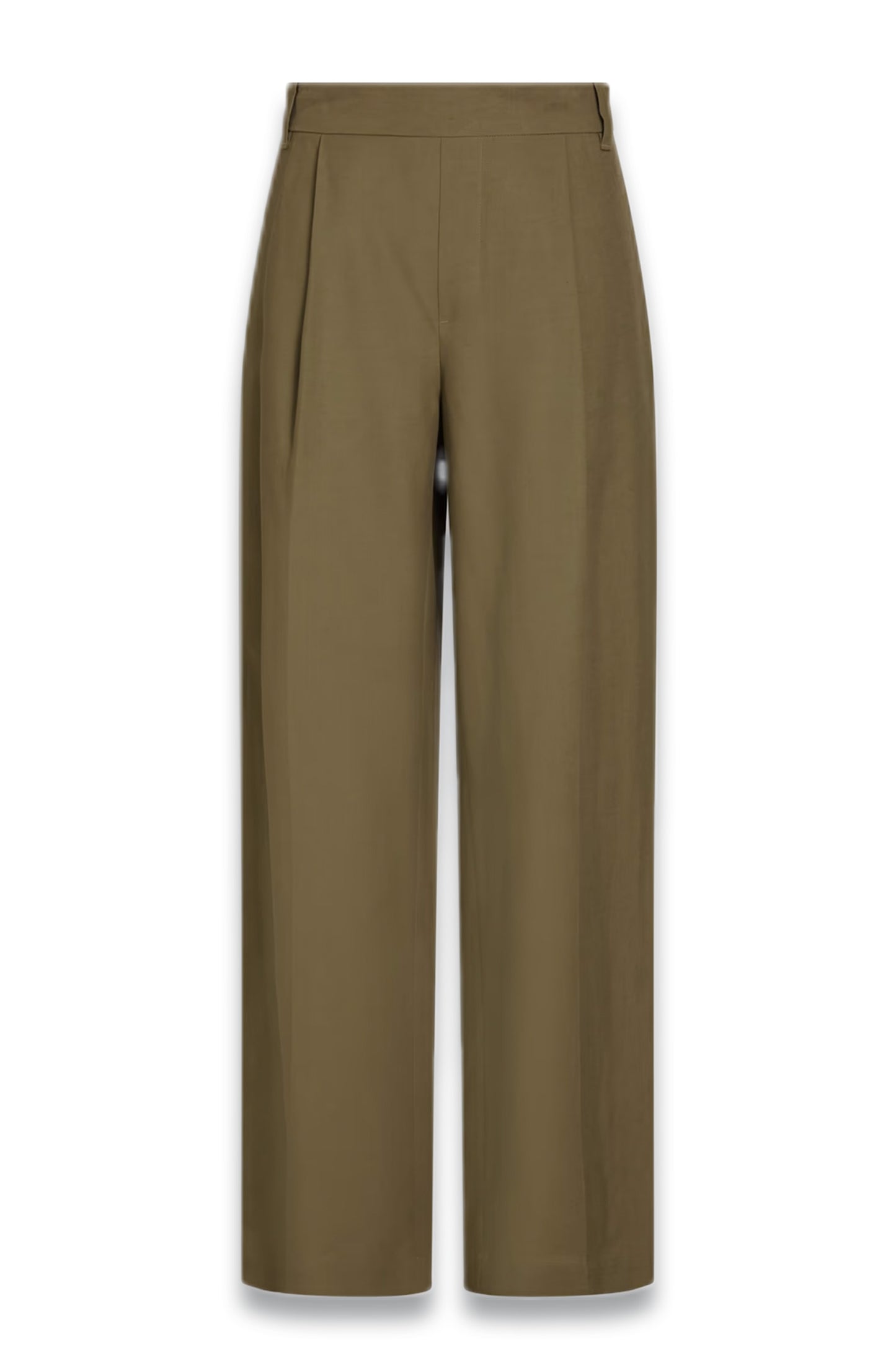 Lyocell and Linen-Blend Wide-Leg Pants