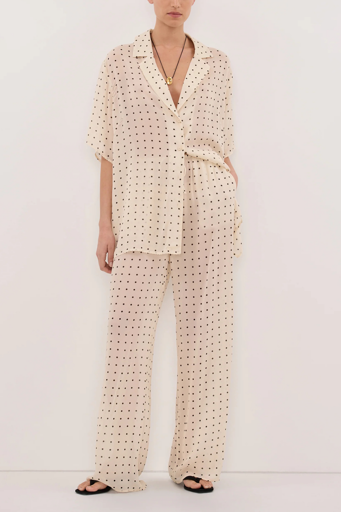 Vanessa Sandstone Spot Pant