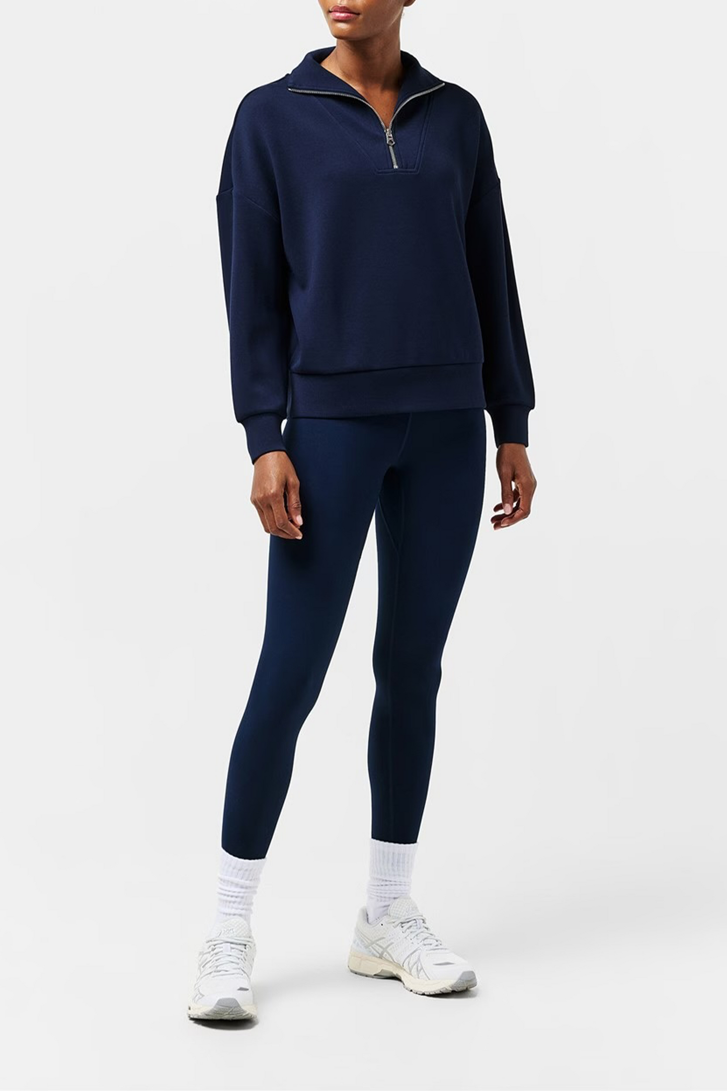 Hawley Half-zip Sweatshirt and High-rise Leggings