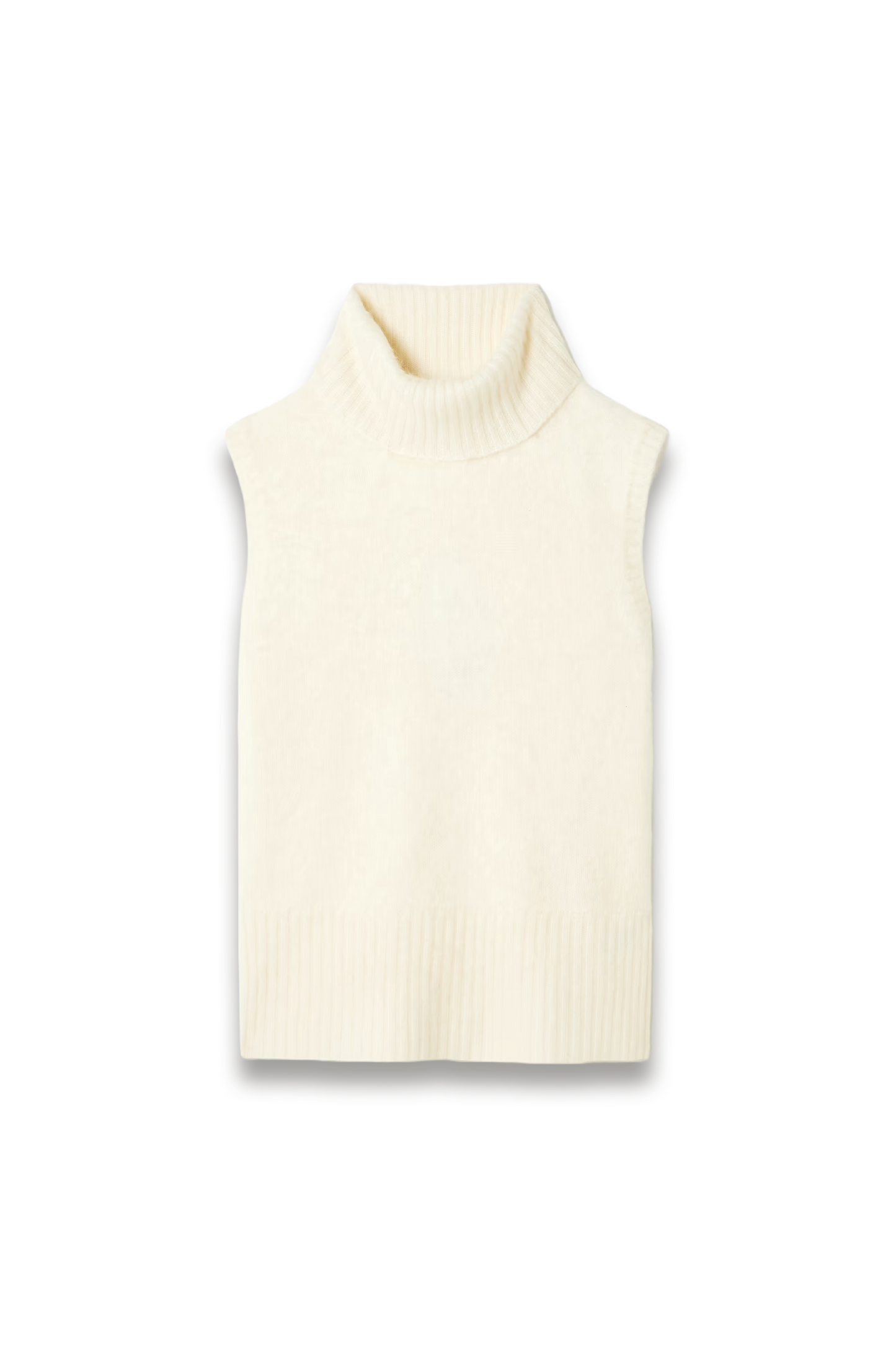 Mazzy Brushed-cashmere Turtleneck Tank