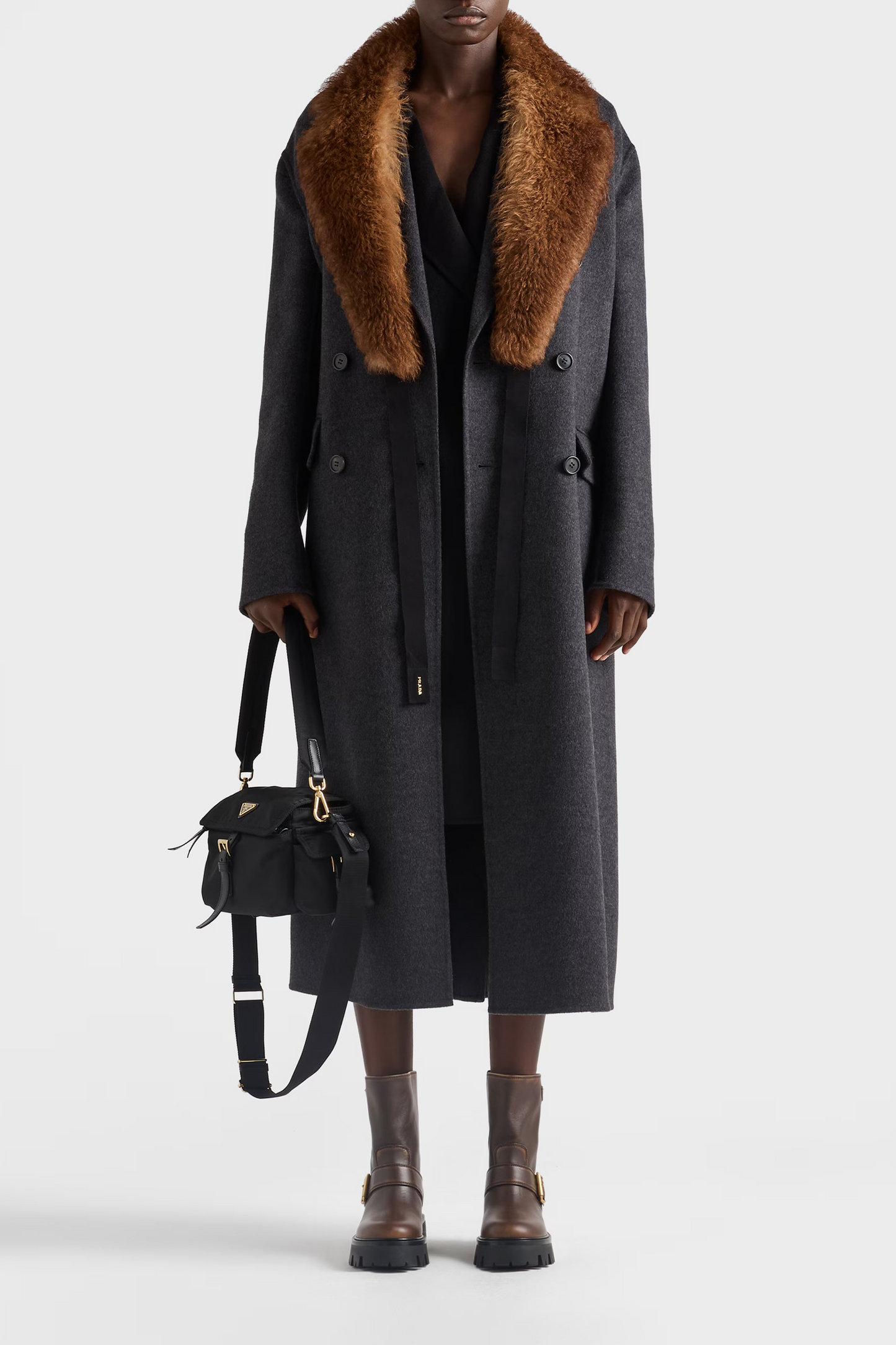 Double-breasted Double Cashwool Coat