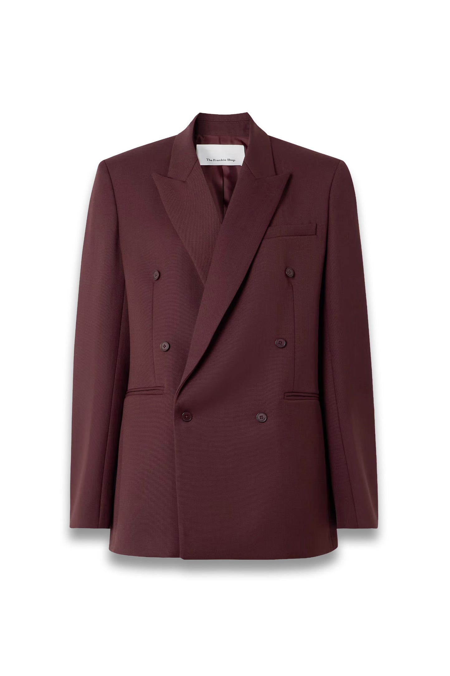 Monterey Oversized Double-breasted Woven Blazer