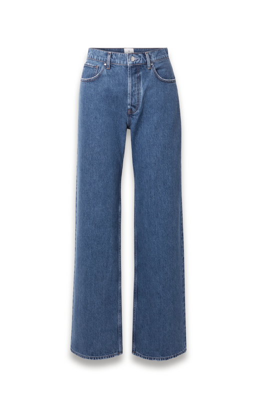 Hugh High-rise Straight-leg Organic Jeans