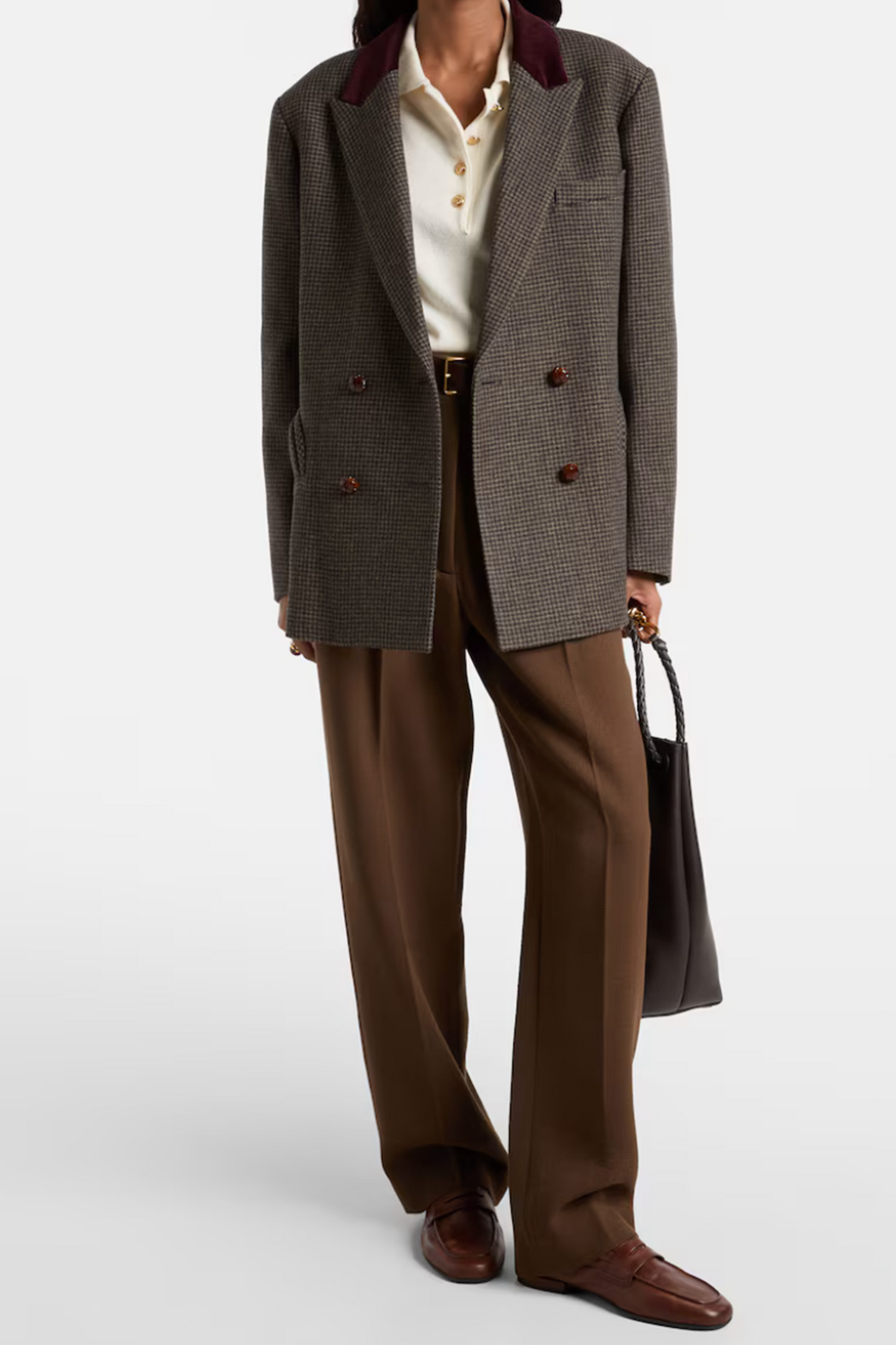 Nightbreak Double-breasted Wool-blend Blazer