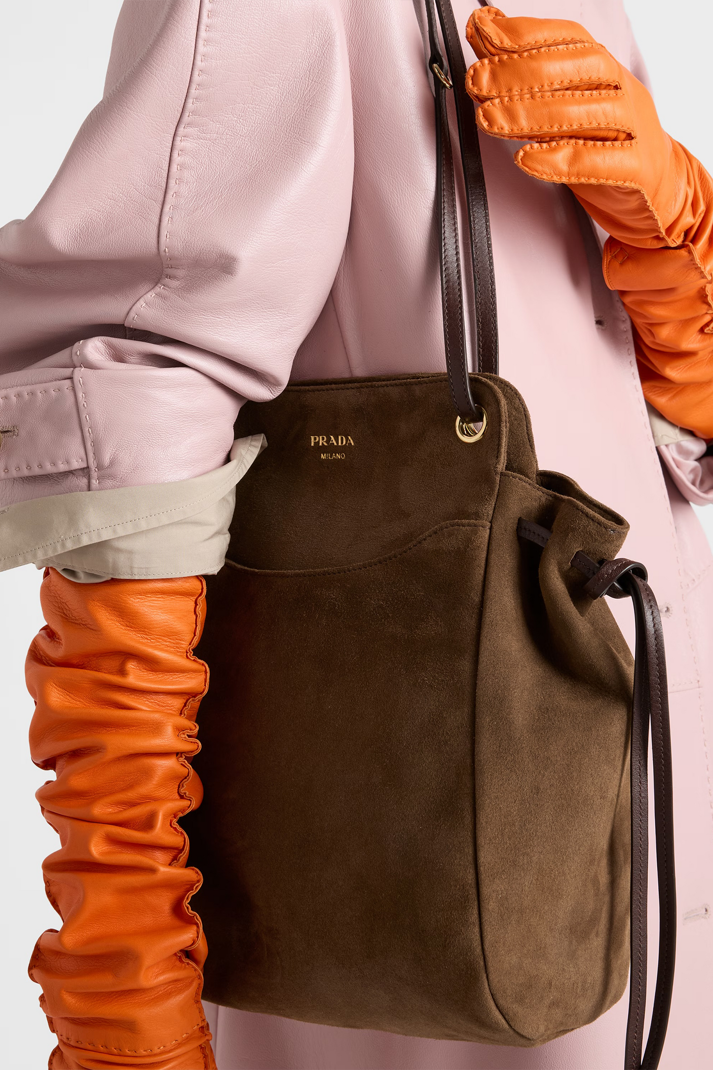 Carry Medium Suede Tote Bag