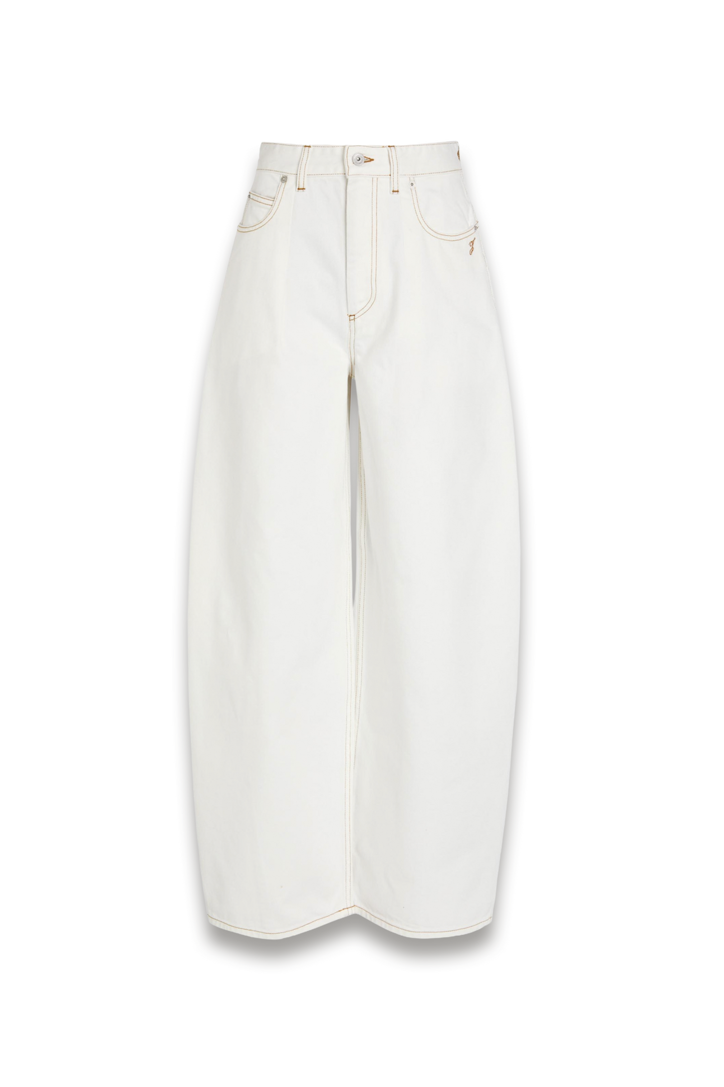 Le De-nimes Ovalo Barrel-leg Denim Jeans