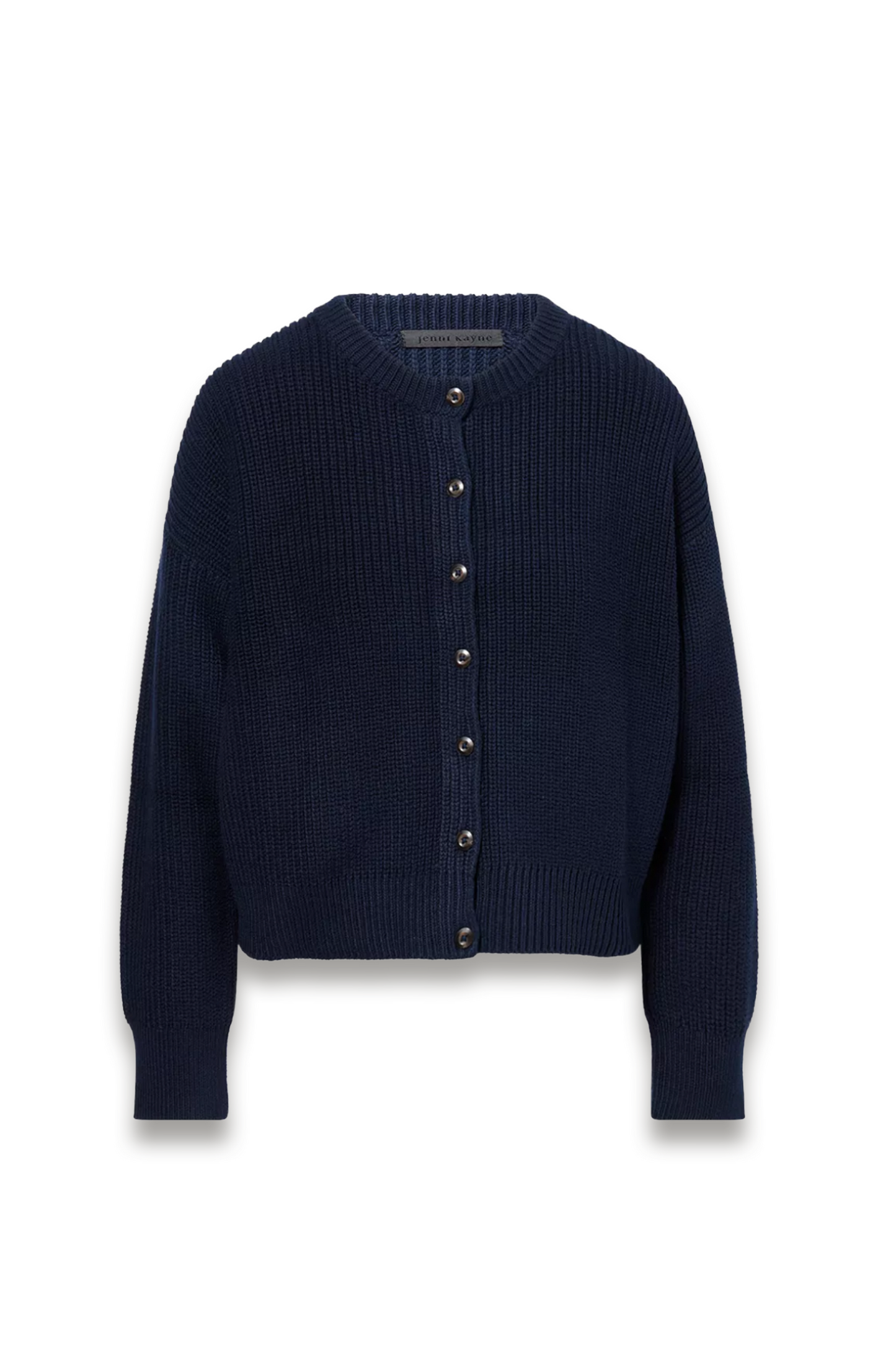 Hayes Crew-Neck Cotton Cardigan