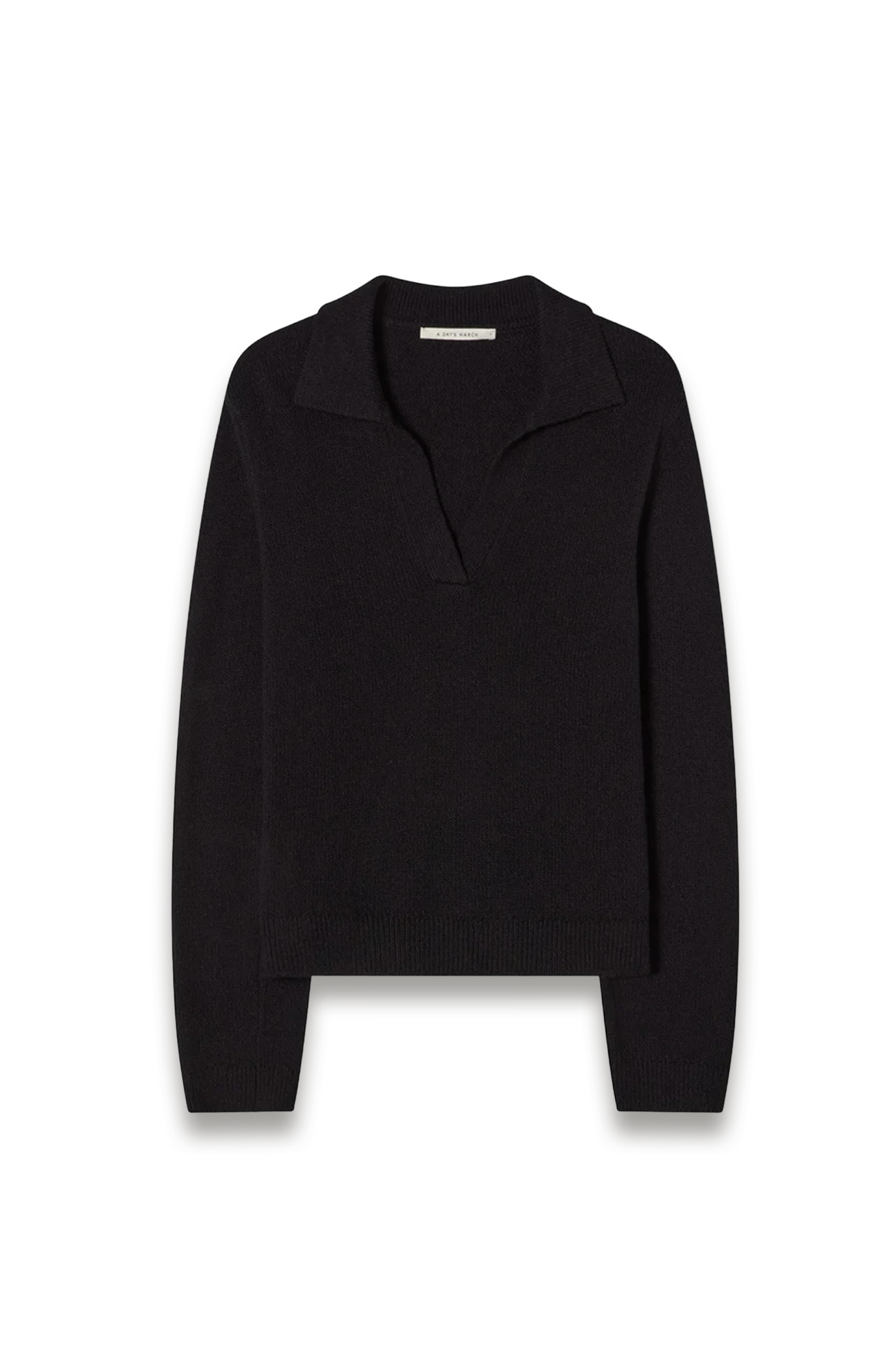 Lyonne Open Collar Polo Sweater