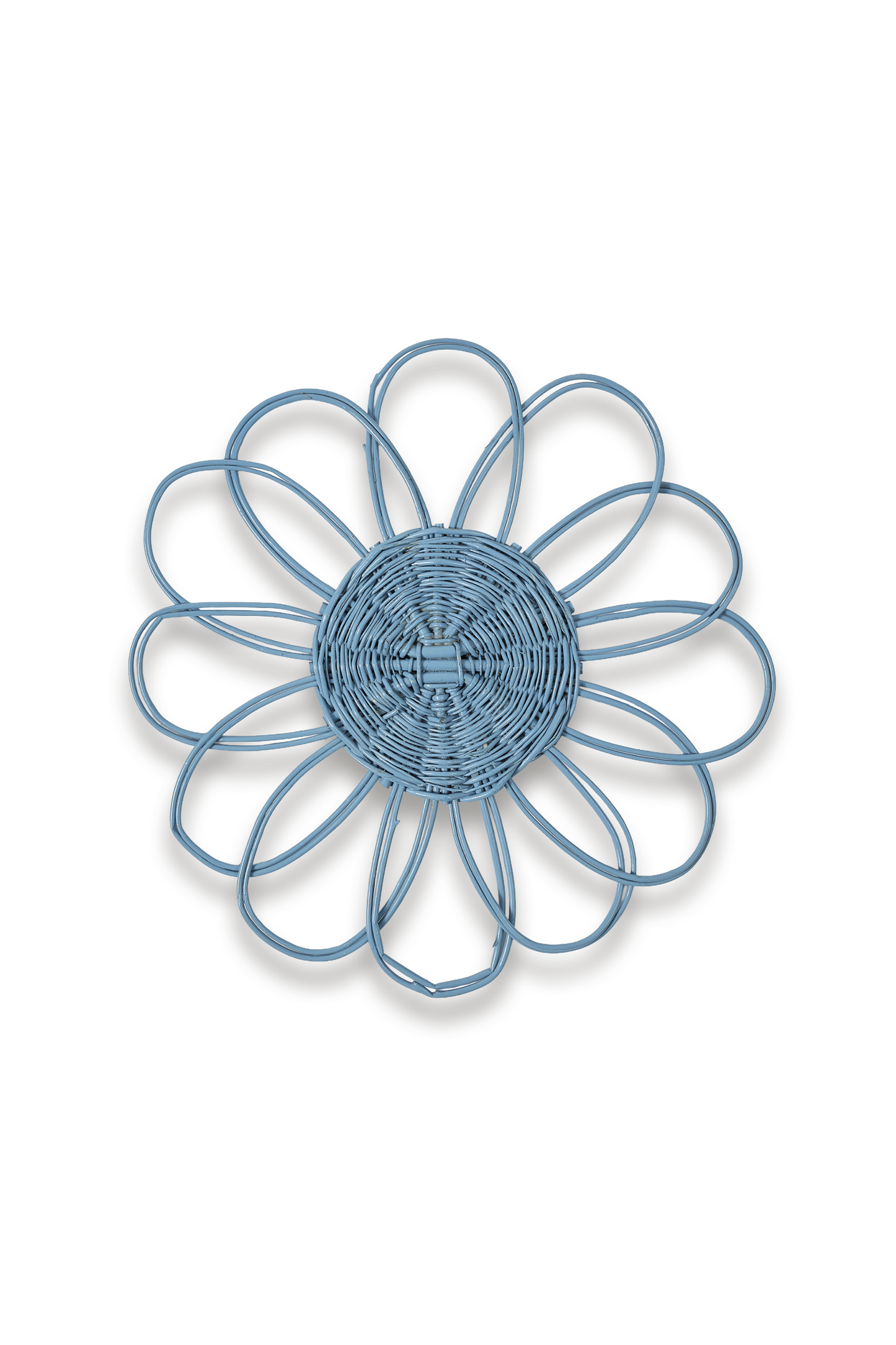 Wicker Placemat, Light Blue