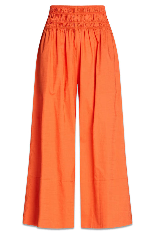 Shirred Cotton Culottes