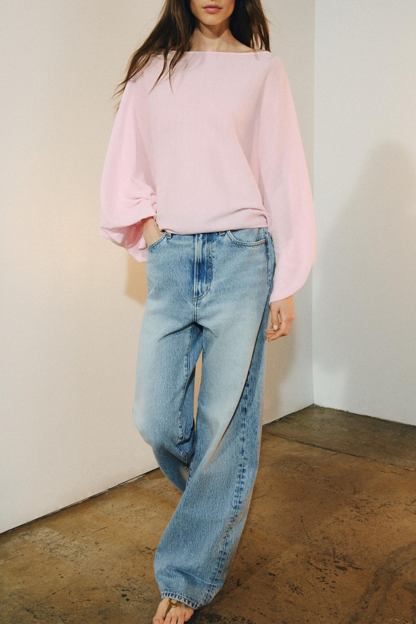 Voluminous Sleeve Jumper
