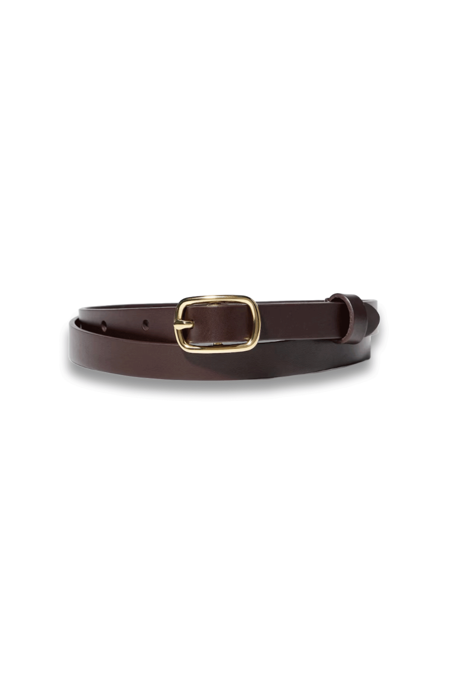 Leather Belt in Dark Brown