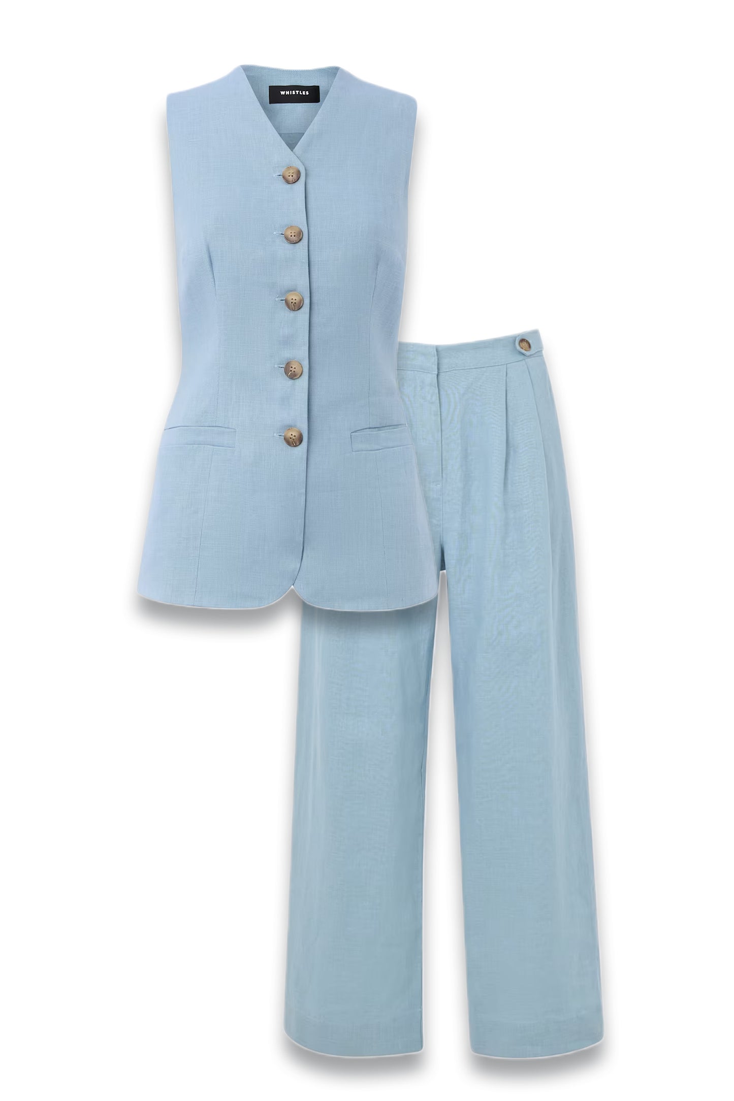 Molly Waistcoat and Millie Trousers in Linen