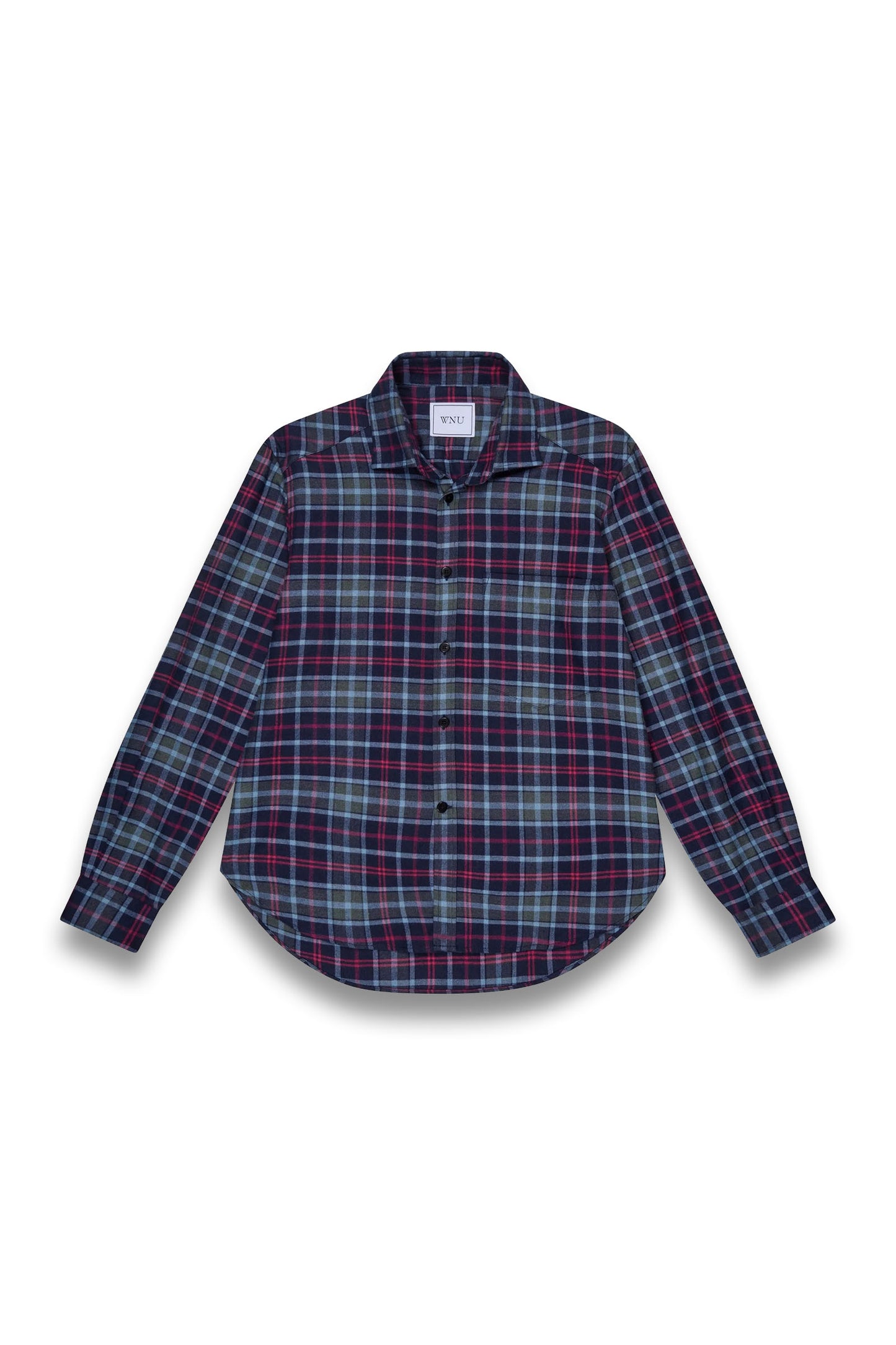 Fine Brushed Plaid Shirt