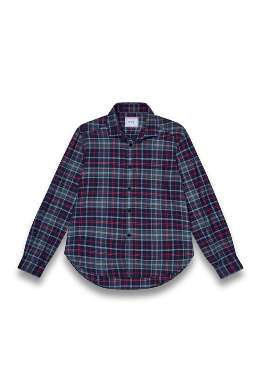 Fine Brushed Plaid Shirt