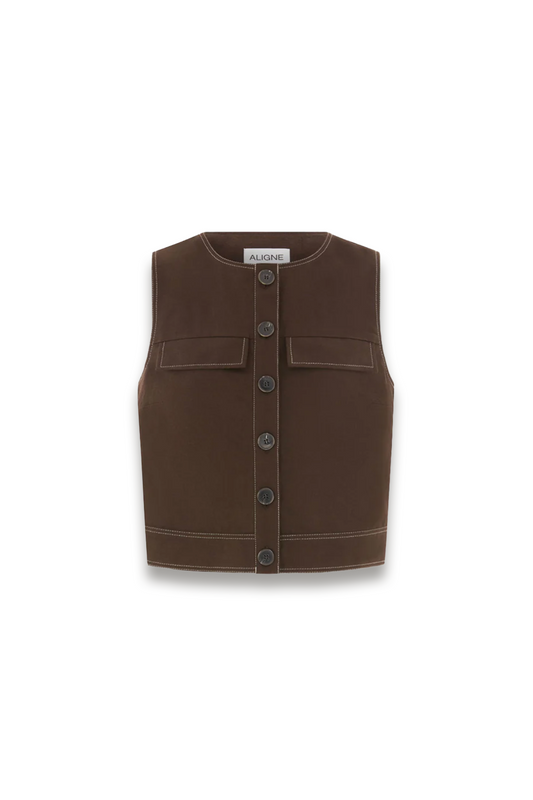 Summer Utility Linen Top