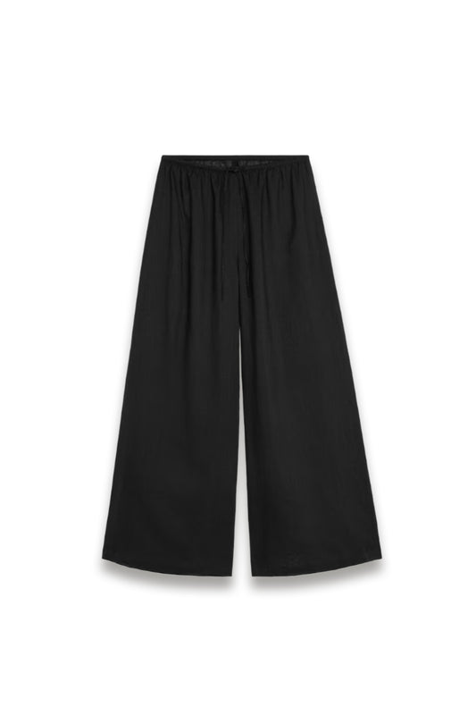 Ramie Drawstring Trousers