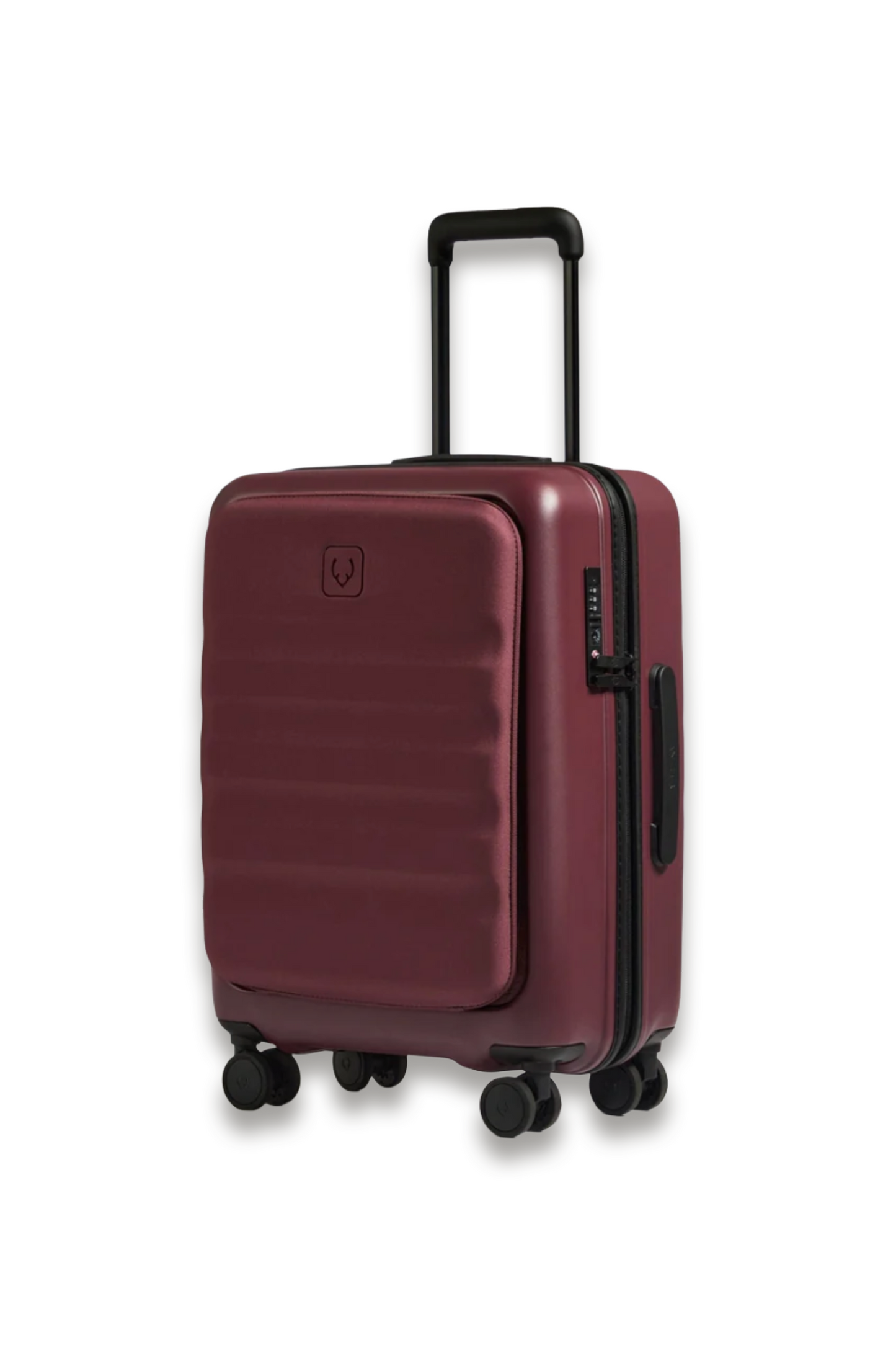 Cabin With Pocket Suitcase In Cedar Red - Icon Stripe