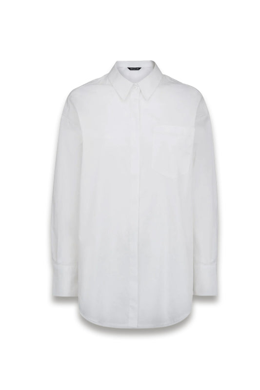 White Oversized Cotton Shirt
