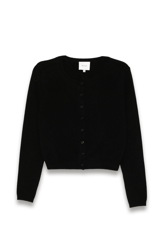 Clara Cashmere Crew Cardigan